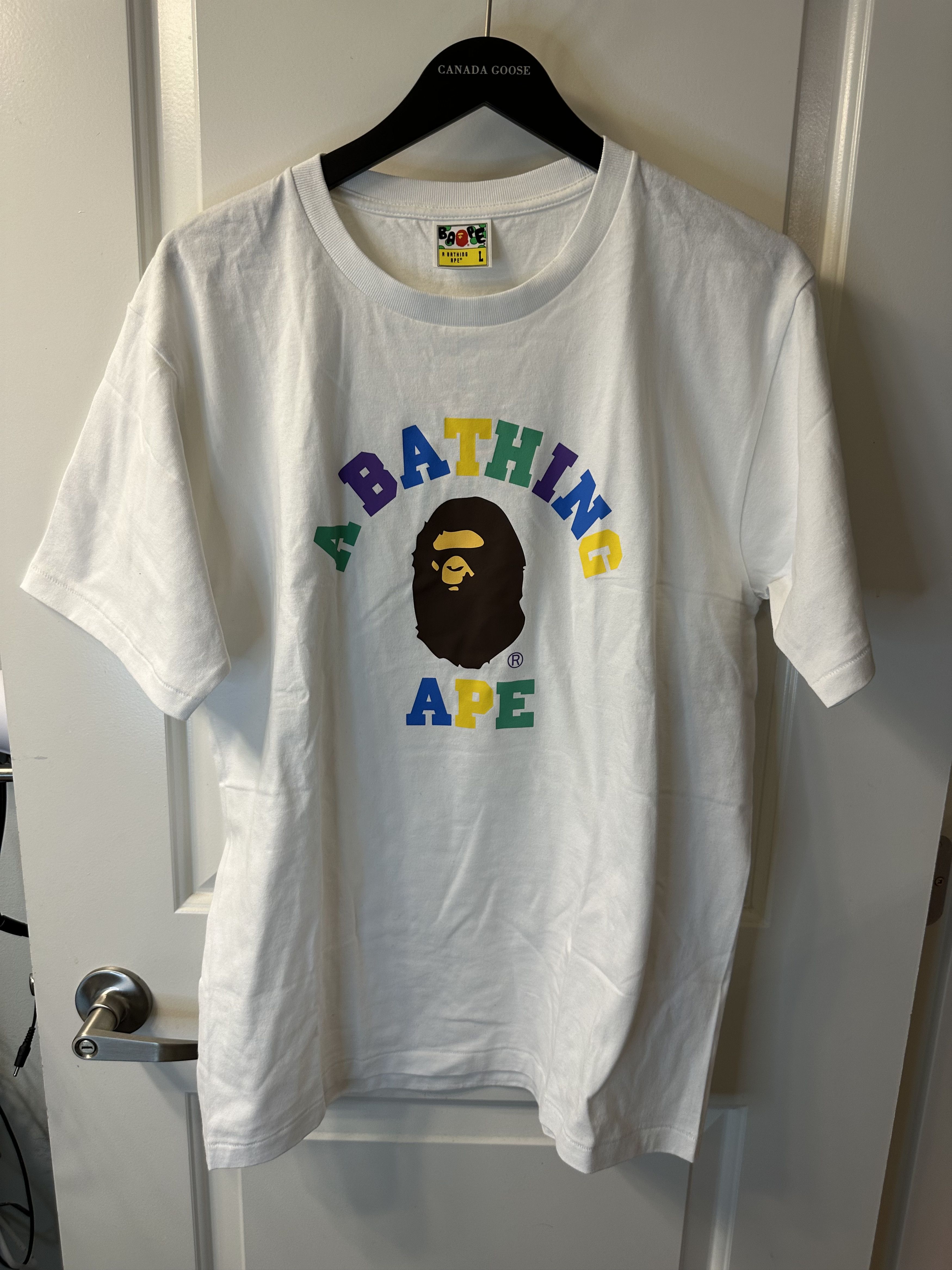Bape Colors College Tee Size US L / EU 52-54 / 3 - 1 Thumbnail