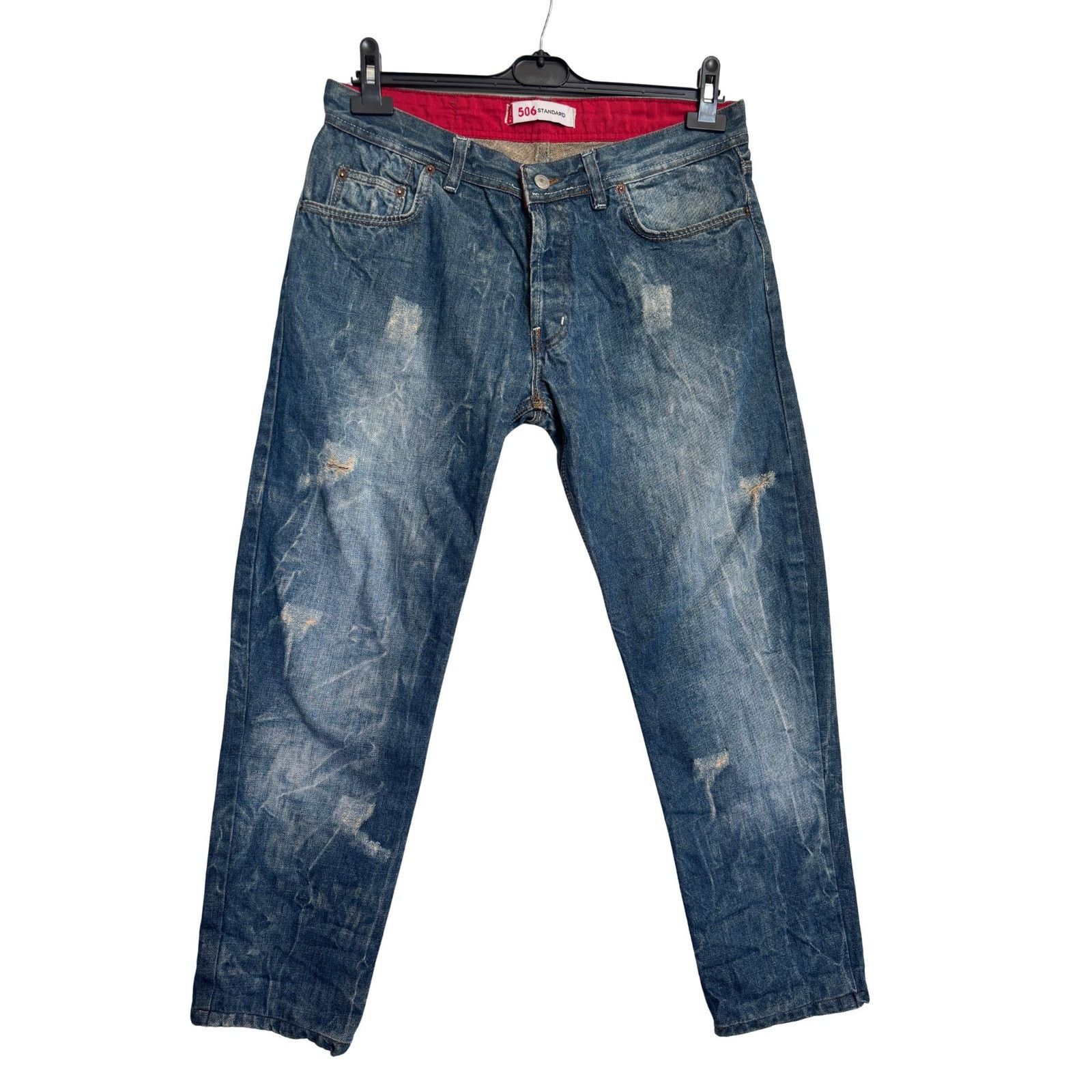 Levi's Levi's 510 W33 L34 USA Made 1996 Rare Distressed Tapered Size US 33 - 4 Thumbnail
