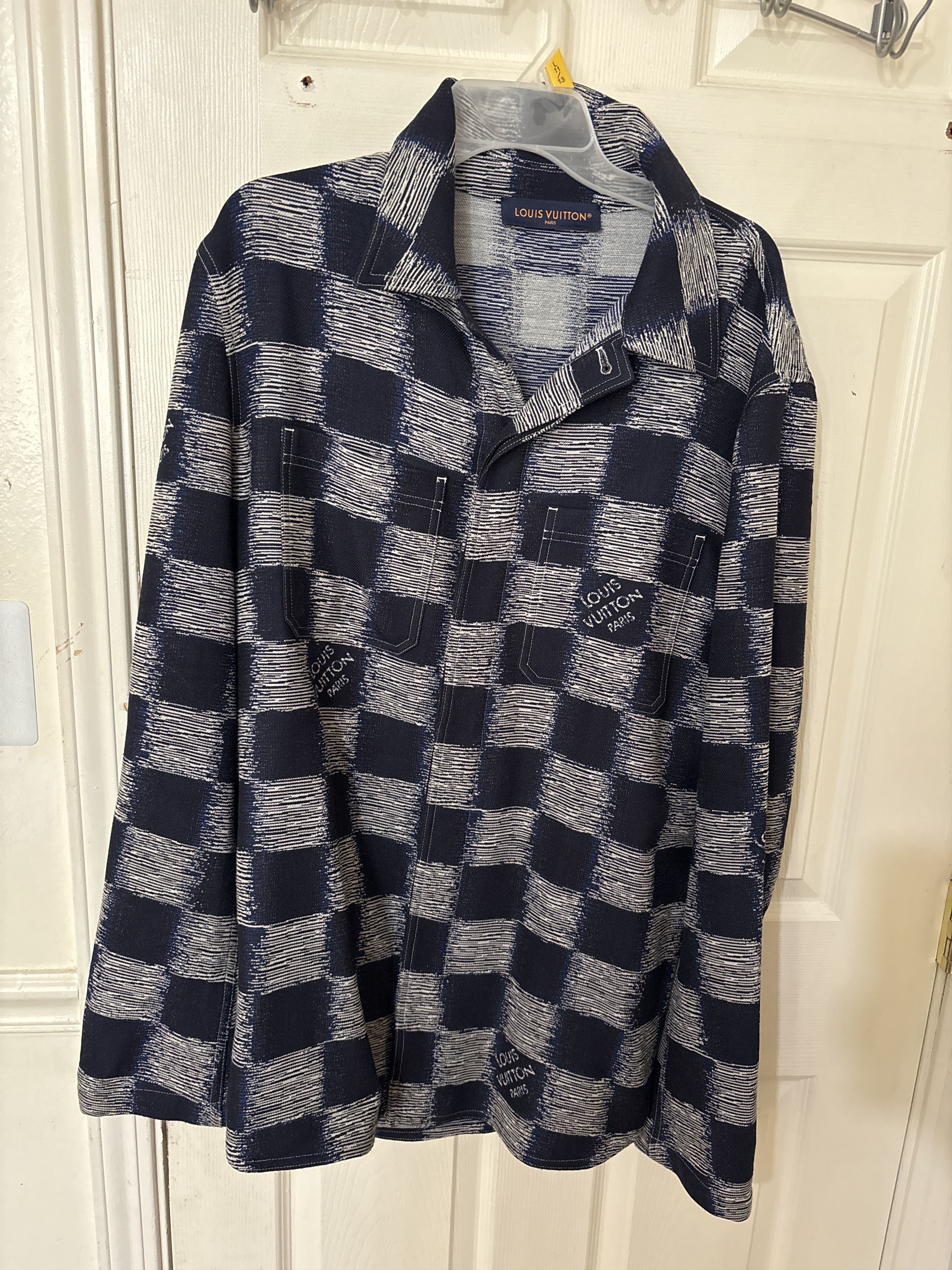 Louis Vuitton Damier Wool Overshirt Size US XL / EU 56 / 4 - 1 Thumbnail