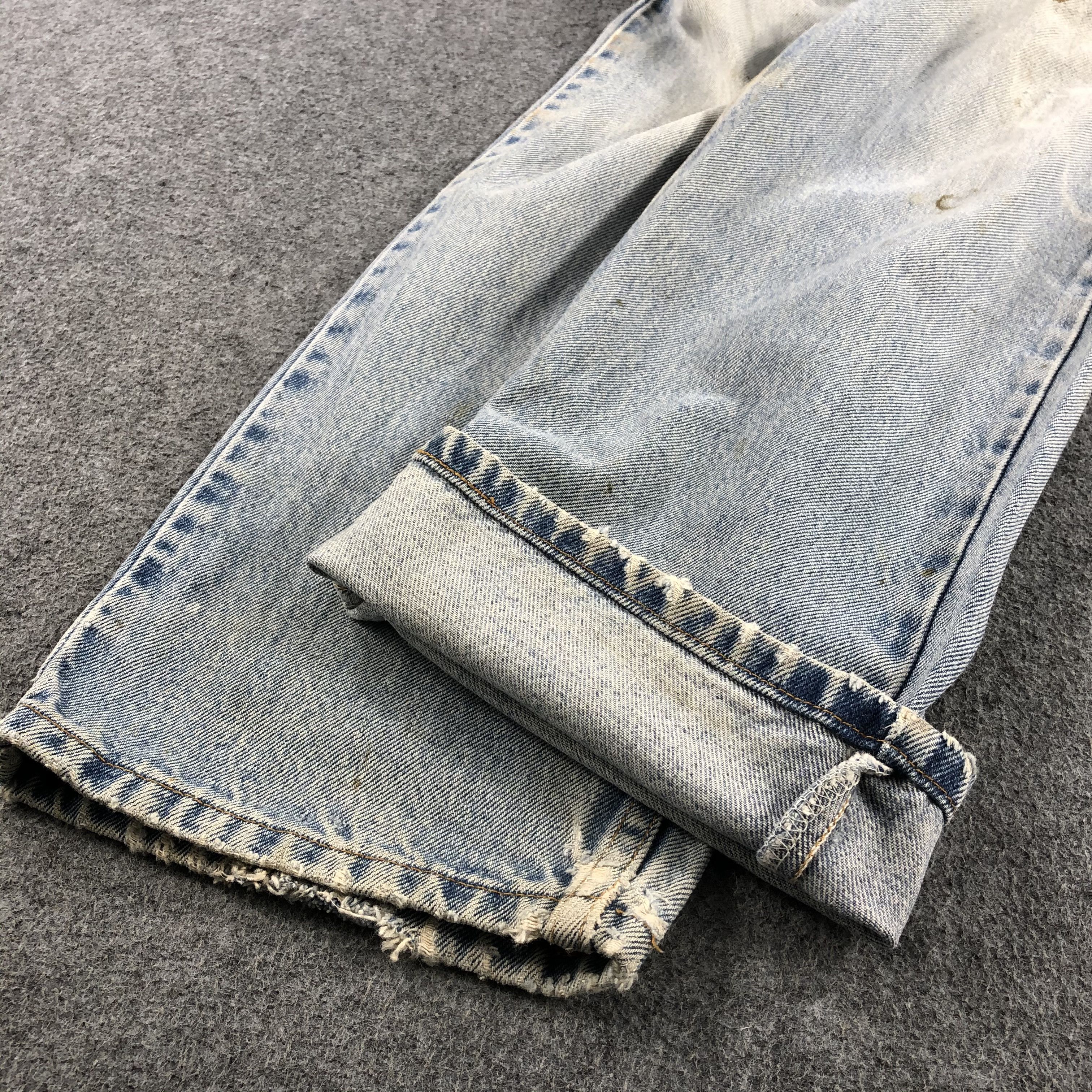 Levi's Vintage 90s Light Wash Levis 505 Jeans-J1987 Size US 32 / EU 48 - 7 Thumbnail