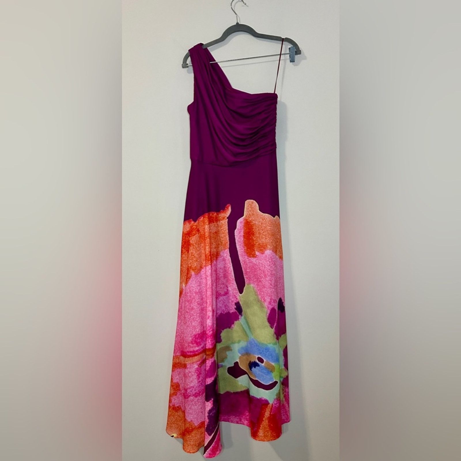 Amur AMUR ATLAS ONE SHOULDER GOWN Dress Size M / US 6-8 / IT 42-44 - 6 Thumbnail