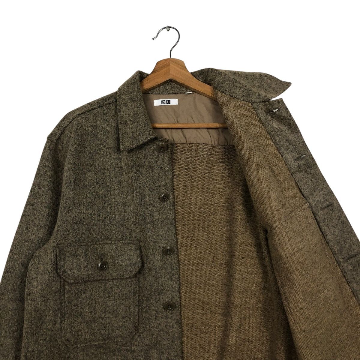 Japanese Brand 🔥VINTAGE WOOL BUTTON WORKER JACKET UNIQLO UNDERCOVER Size US M / EU 48-50 / 2 - 12 Thumbnail