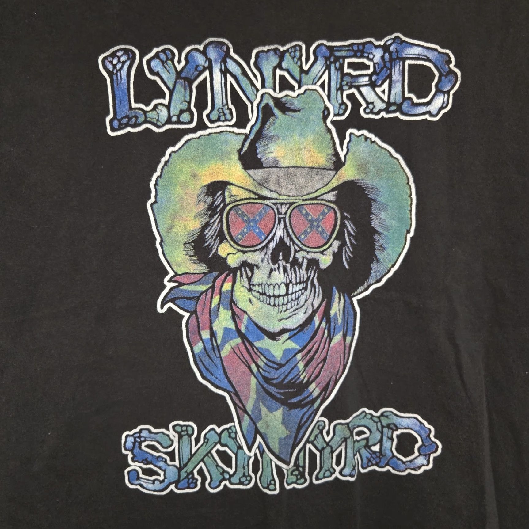 Vintage VINTAGE LYNYRD SKYNYRD Tour T-Shirt Men's XL Black 2002 - Rock Band Crew Neck Short Sleeve Cotton Image logo All Seasons Breathable Size US XL / EU 56 / 4 - 4 Thumbnail