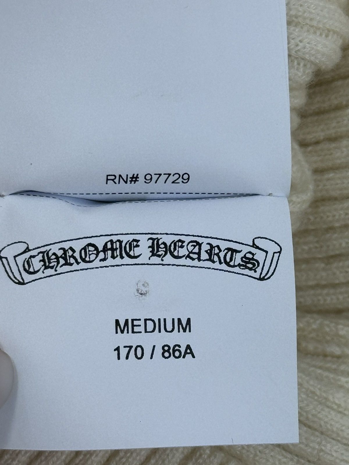 Chrome Hearts CASHMERE TURTLE NECK CROSS PATCH SLEEVE JUMPER (RARE) Size M / US 6-8 / IT 42-44 - 8 Thumbnail