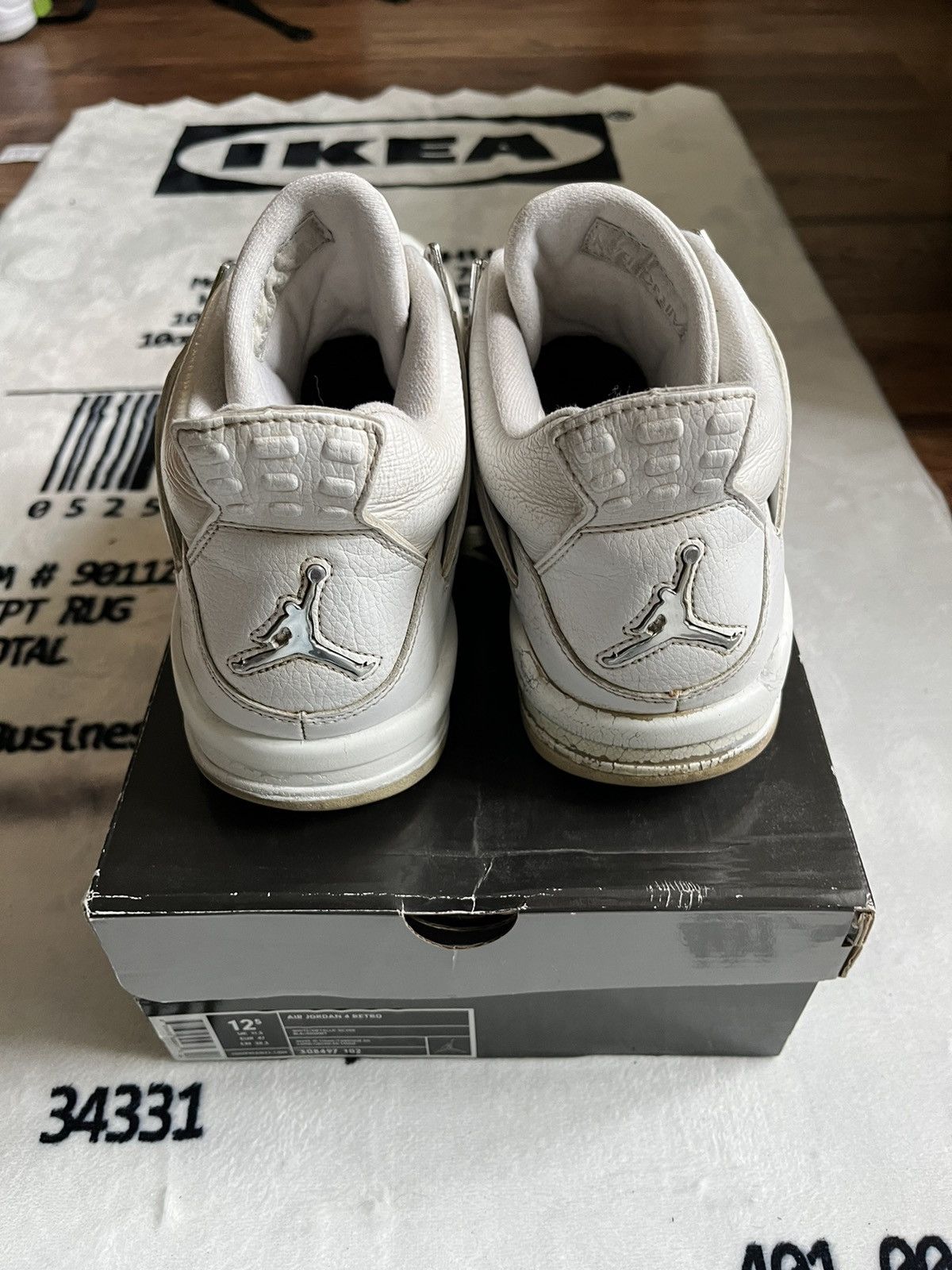 Jordan Brand × Nike Jordan 4 pure money 2006 Size US 12.5 / EU 45-46 - 3 Thumbnail
