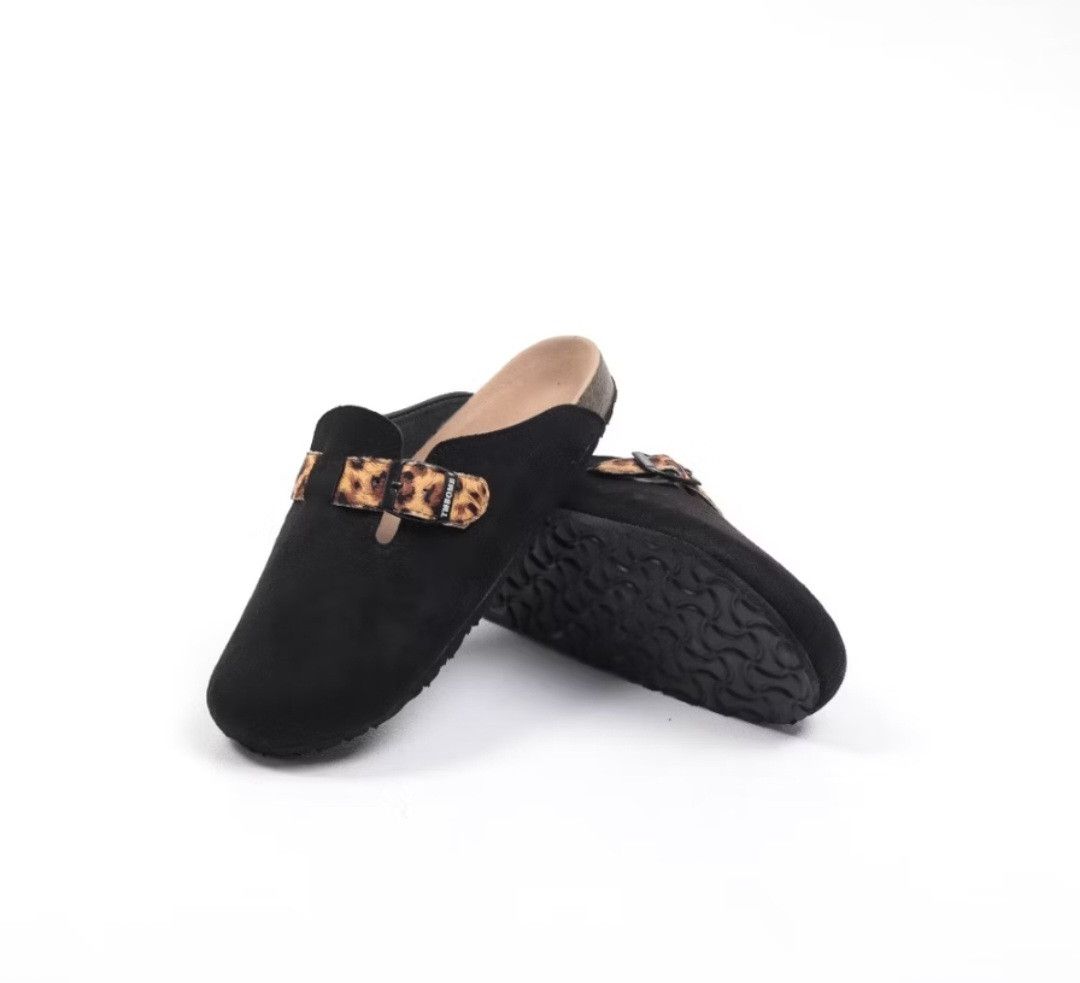 Japanese Brand Leopard black Japanese style sandal Size US 8 / EU 41 - 3 Thumbnail