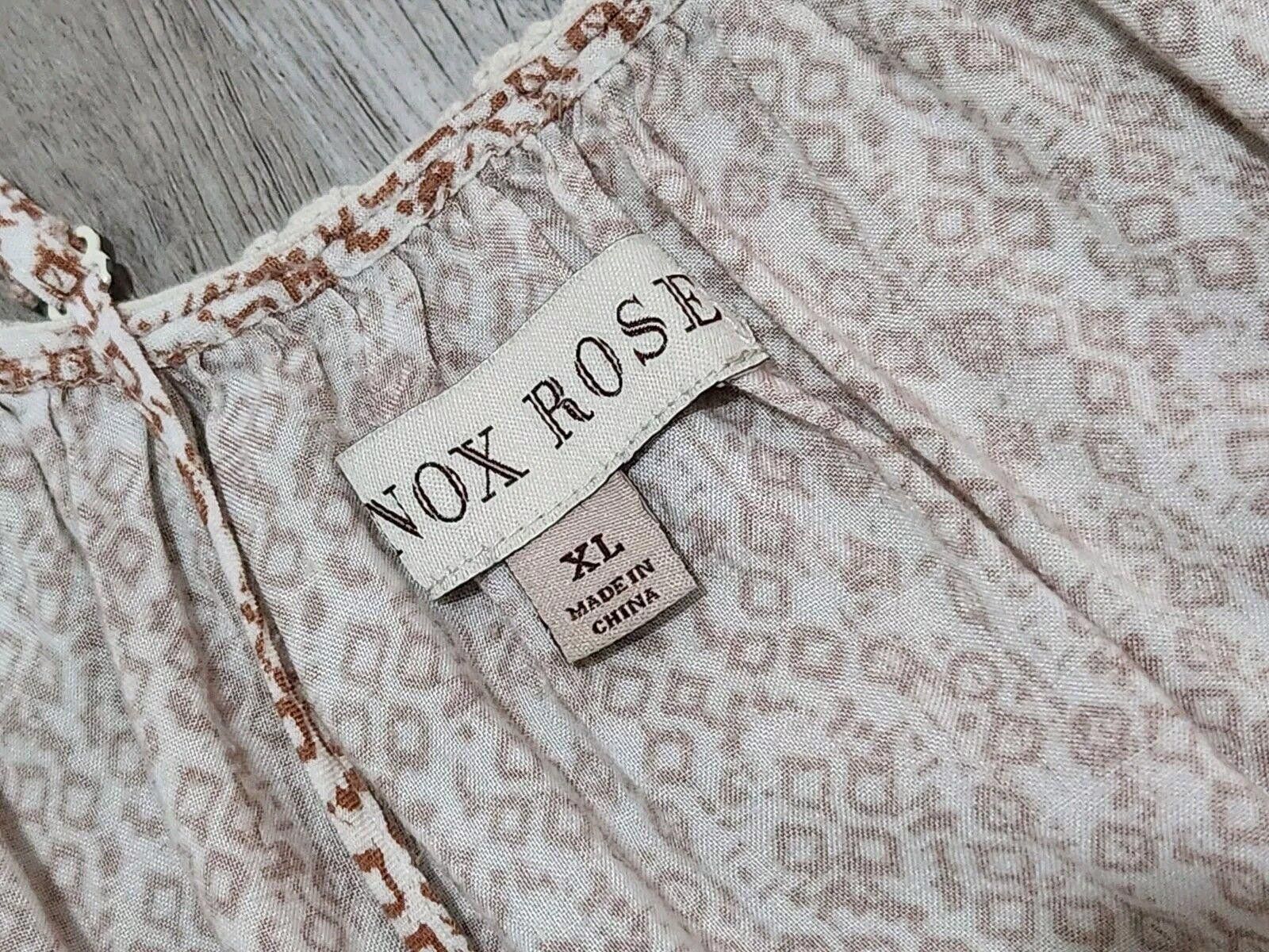 Designer Knox Rose Tank Top Extra Large Boho Hippie Floral Flowy Size XL / US 12-14 / IT 48-50 - 3 Thumbnail