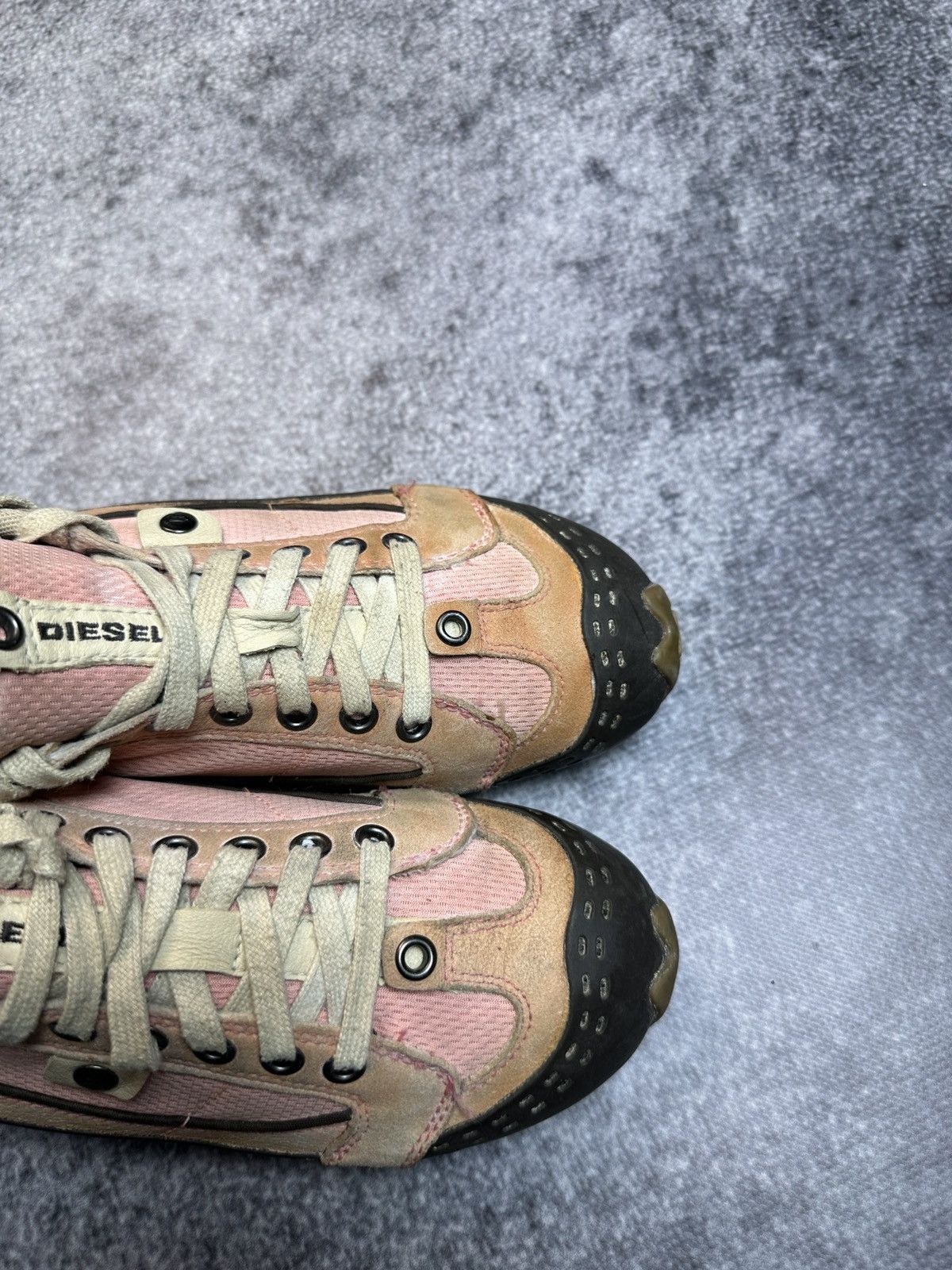 Diesel Y2K Vintage Diesel Leather Sneakers Avant Garde Style USA Size US 7.5 / IT 37.5 - 5 Thumbnail