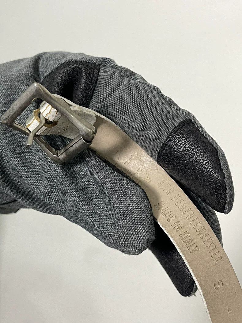 Ann Demeulemeester Ann Demeulemeester Cracked Leather Bracelet Size ONE SIZE - 3 Thumbnail