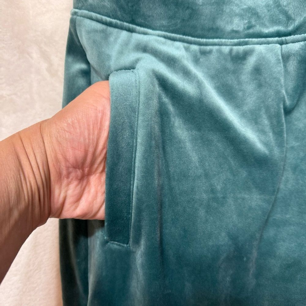 Chicos New Chico's Zenergy Velour Teal Jogger Size 2 US L Size 36" / US 14 / IT 50 - 6 Thumbnail