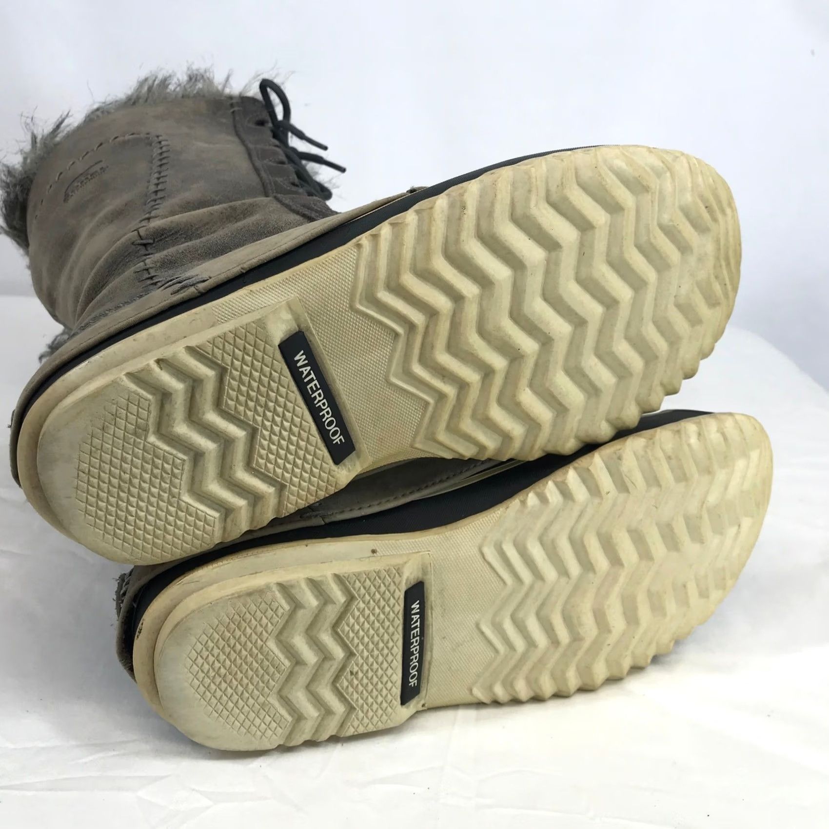 SOREL Sorel Tofino Waterproof Gray Leather Flat Boot Mens Winter Knee High Shoes Size US 11 / IT 41 - 6 Thumbnail