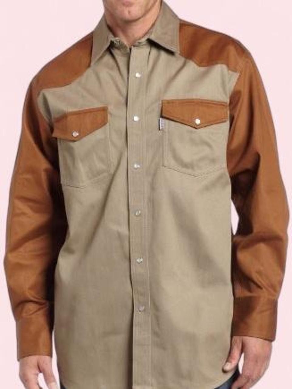Carhartt Men’s Carhartt Ironwood Twill Pearl Snap Long Sleeve Size US L / EU 52-54 / 3 - 3 Thumbnail