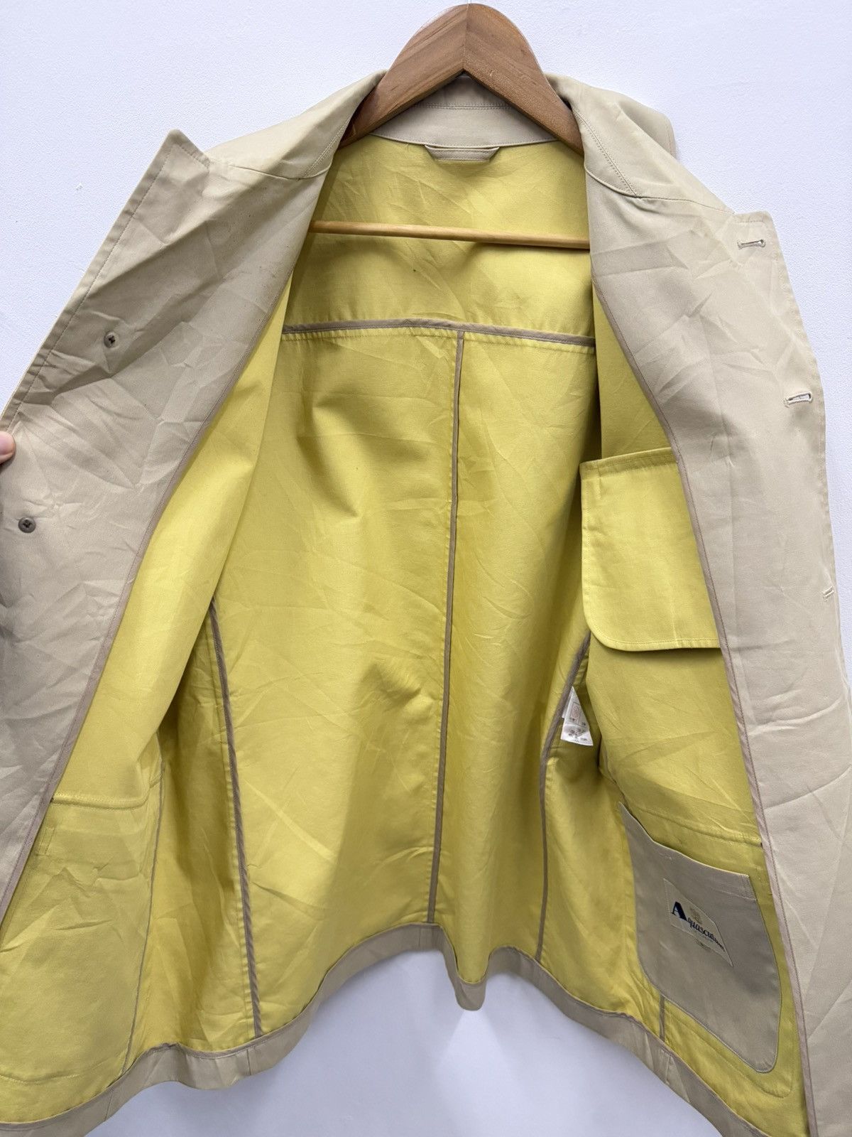 Aquascutum Aquascutum Beige Cotton Field Military Design Jacket Size US L / EU 52-54 / 3 - 11 Thumbnail