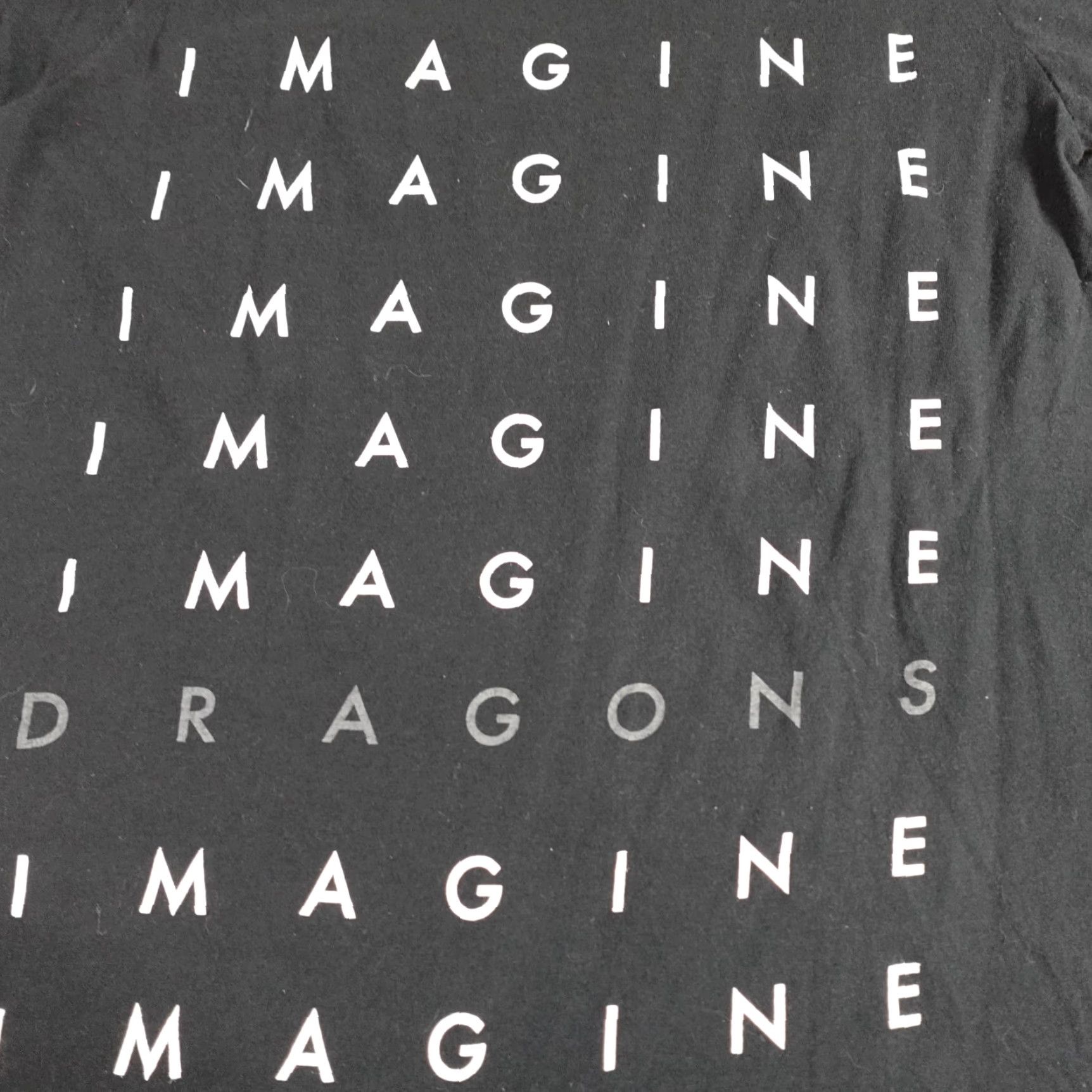 Vintage Imagine Dragons Shirt Women's Small Black Double-Sided Tour Band Concert T-Shirt Size S / US 4 / IT 40 - 2 Thumbnail