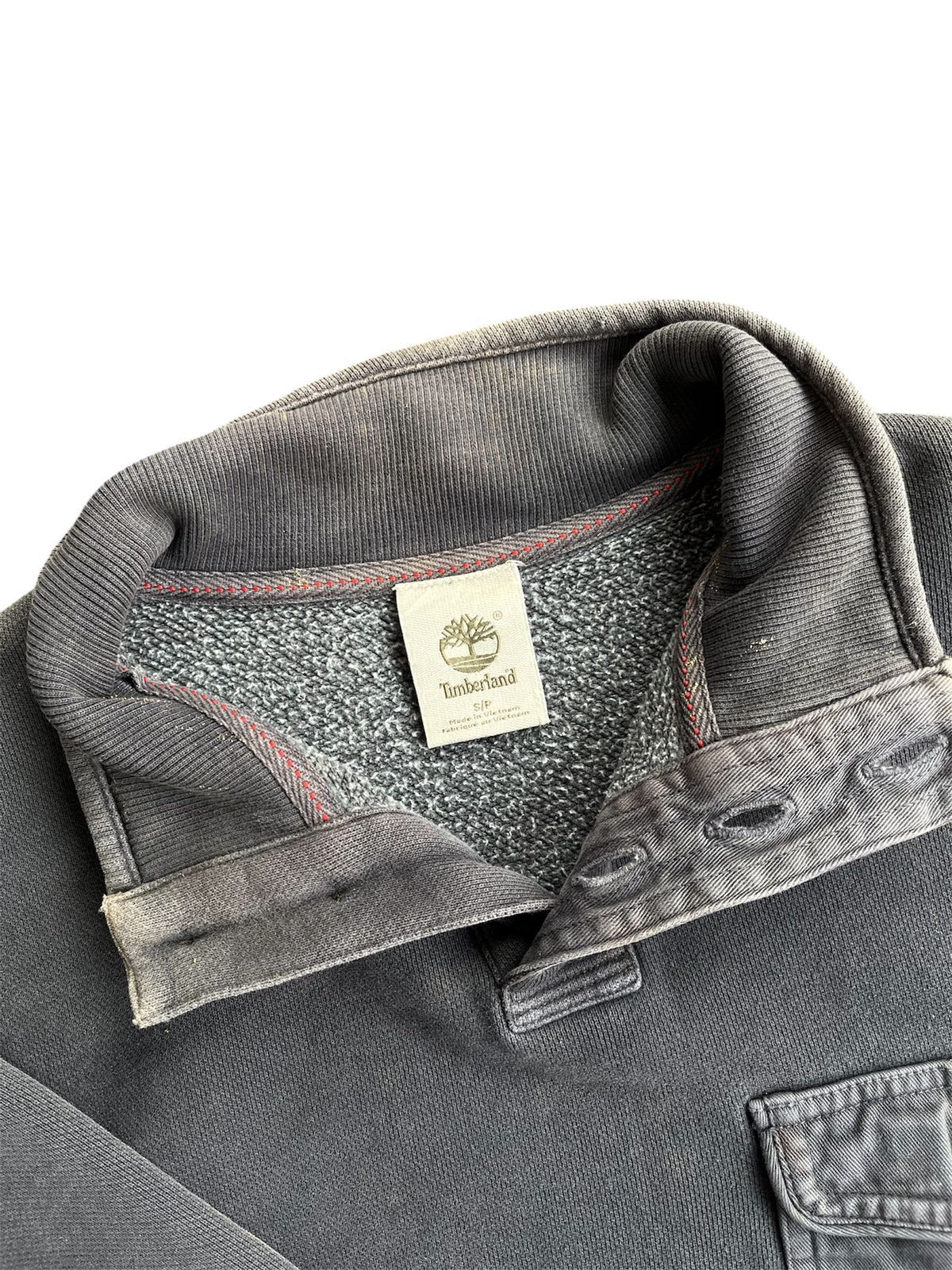 Timberland Early 00s Timberland Faded Turtle Button Sweatshirt Size US L / EU 52-54 / 3 - 5 Thumbnail