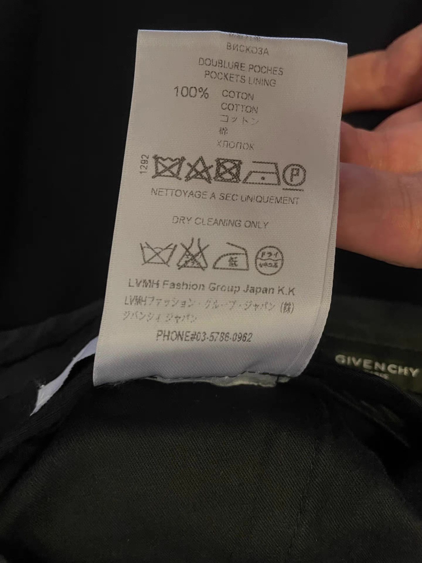 Givenchy Givenchy black wool trousers, Q4 Size US 34 / EU 50 - 7 Thumbnail