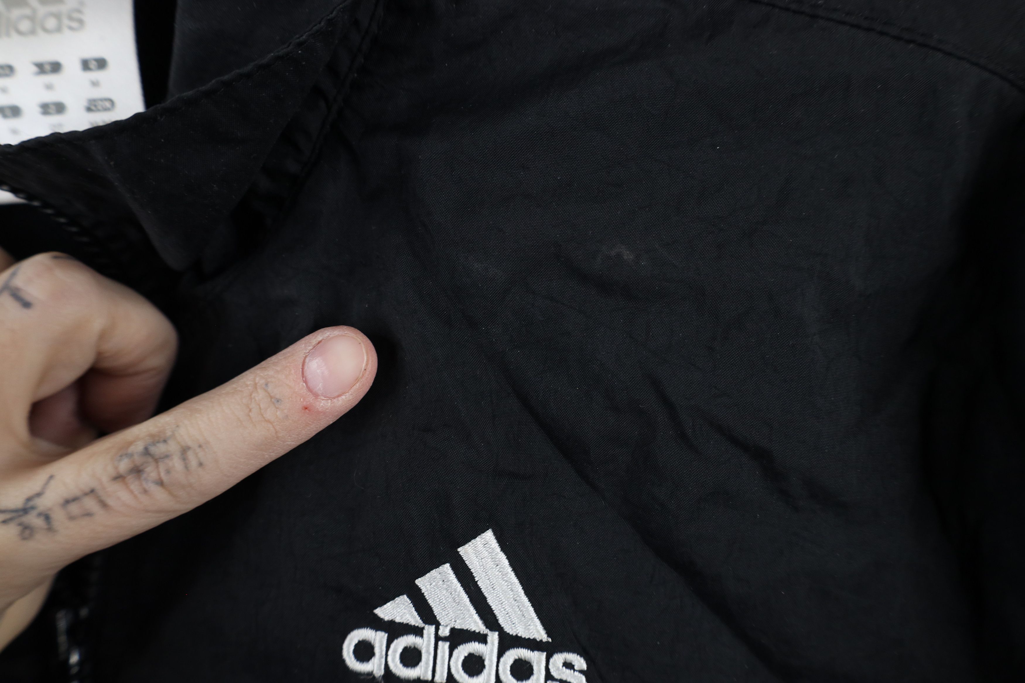 Adidas × Vintage Vintage Adidas Striped Lined Full Zip Windbreaker Jacket Size US M / EU 48-50 / 2 - 5 Thumbnail