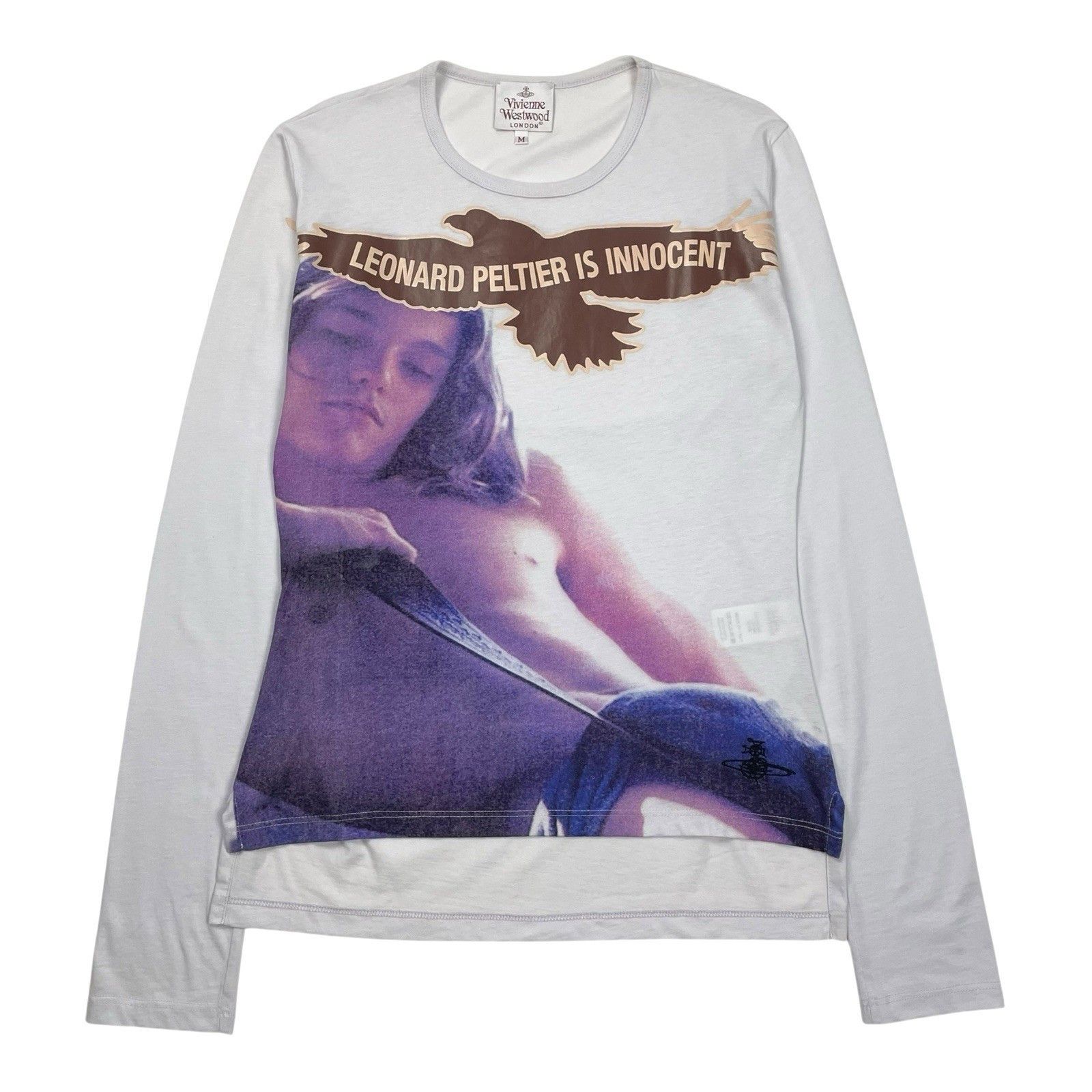 Vivienne Westwood Vivienne Westwood Leonard Peltier Is Innocent Rare T-Shirt M Size M / US 6-8 / IT 42-44 - 1 Thumbnail
