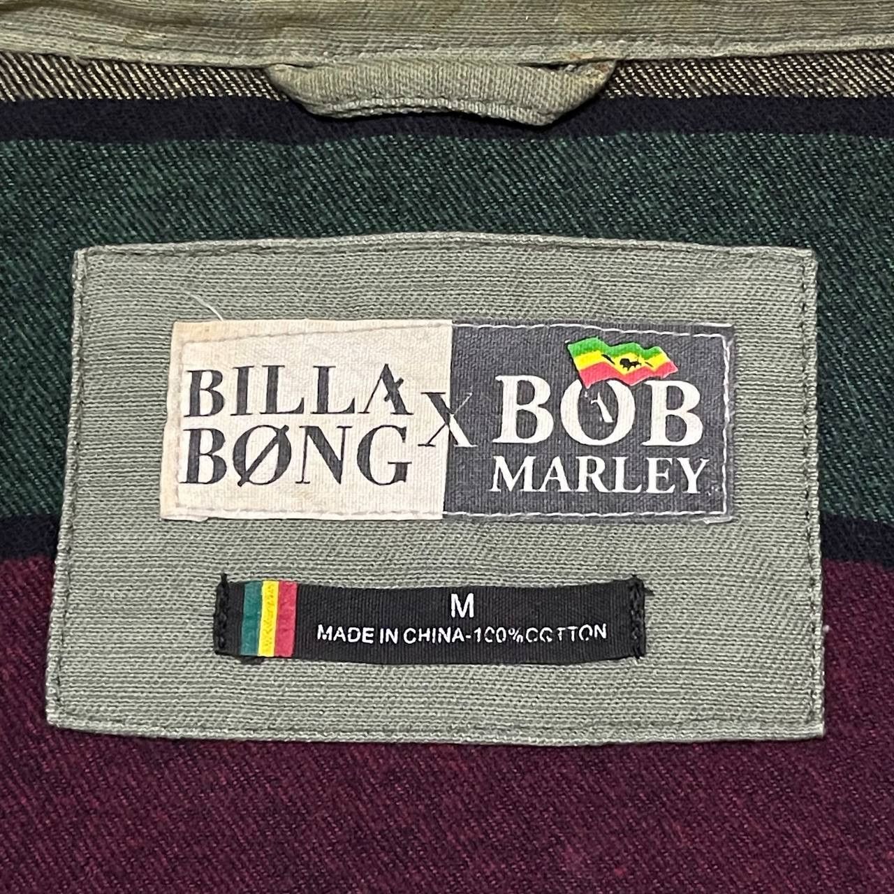 Bob Marley Vintage Billabong x Bob Marley M65 Military Cargo Jacket Size US L / EU 52-54 / 3 - 16 Thumbnail