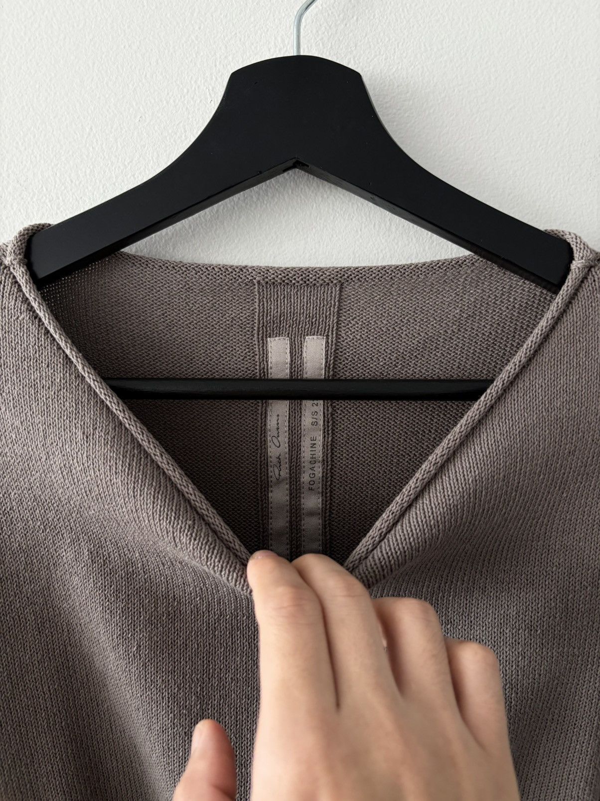 Rick Owens Rick Owens SS2022 “FOGACHINE” Cutout Sweater Size US XL / EU 56 / 4 - 3 Thumbnail