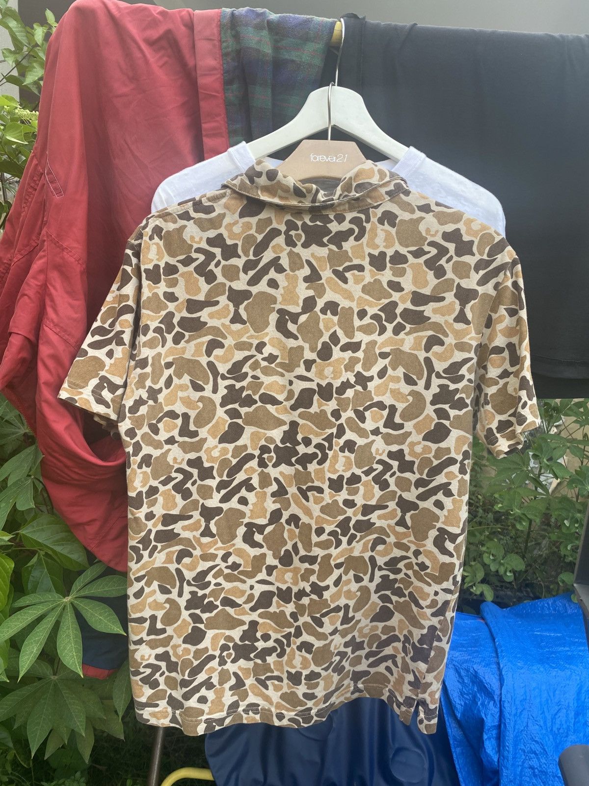 Champion Vintage Rare Champion Tiger Camo Polo Button Up Size US L / EU 52-54 / 3 - 6 Thumbnail