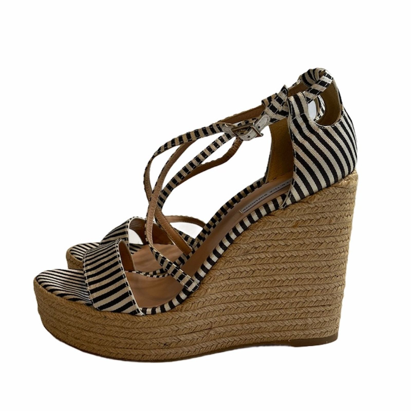Tabitha Simmons Tabitha Simmons Jenny Striped Espadrille Wedges Size 10 Size US 10 / IT 40 - 3 Thumbnail