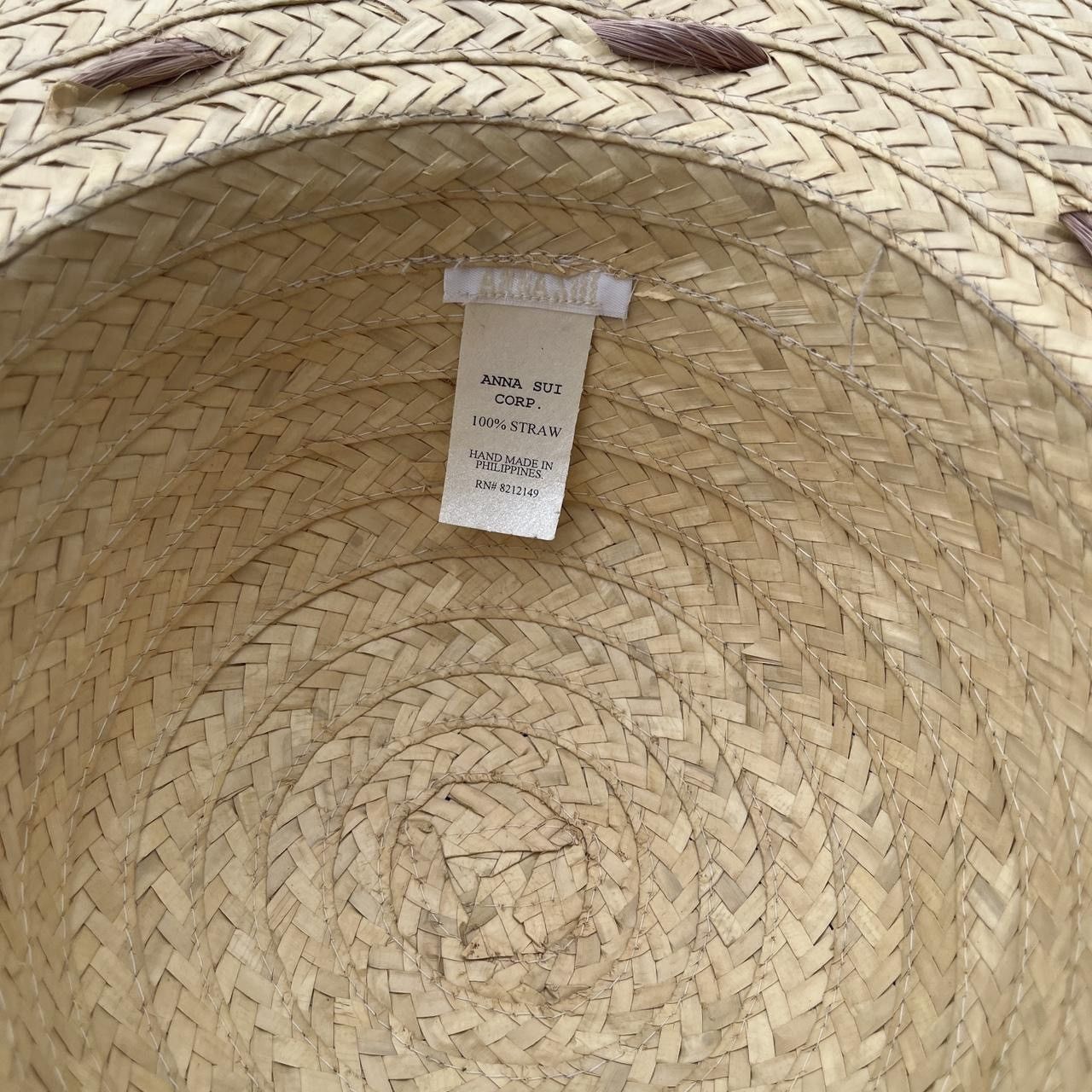 Anna Sui Vintage Anna Sui Corp. 100% straw dome hat Size ONE SIZE - 4 Thumbnail
