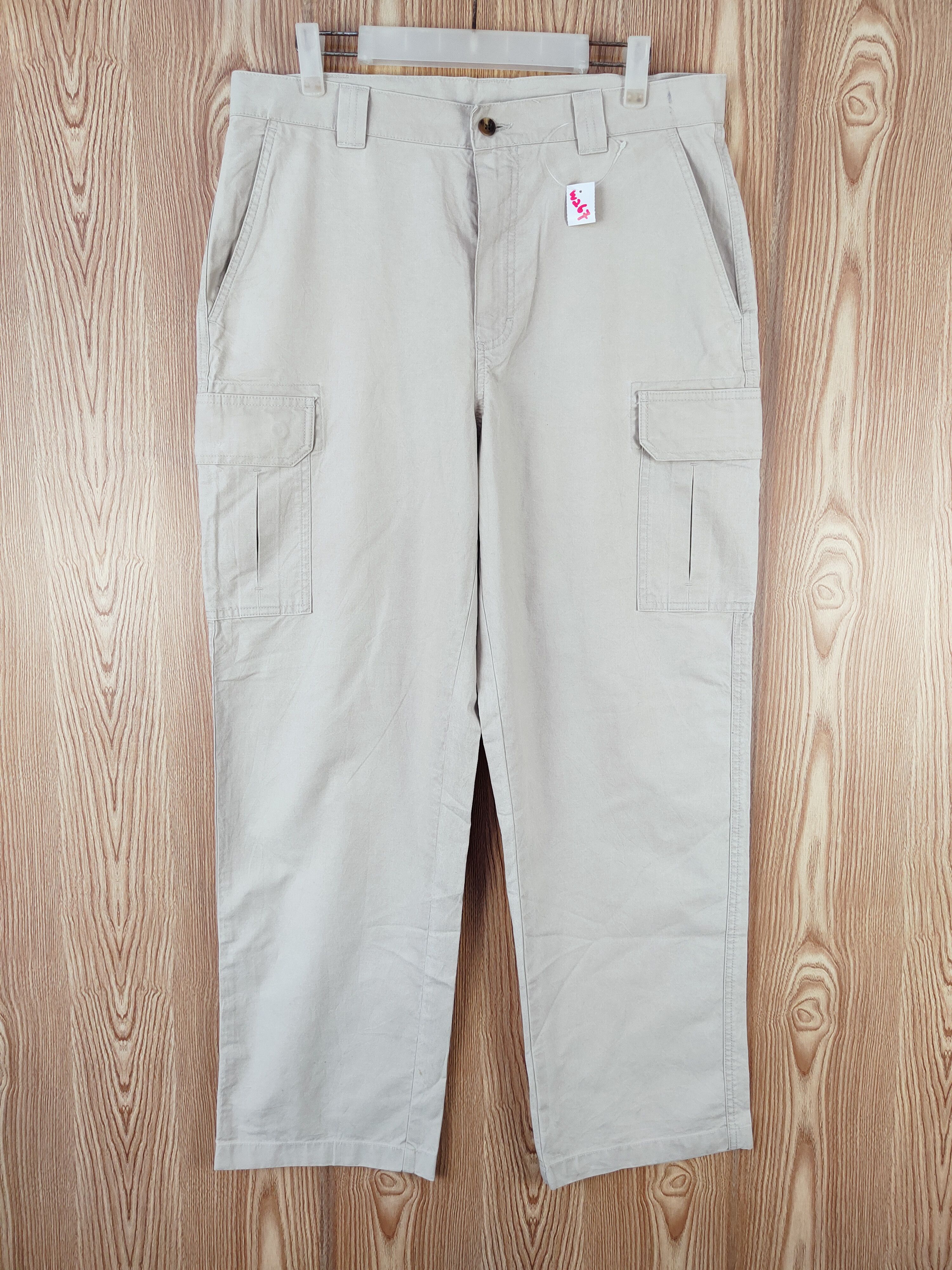 L.L. Bean L.L.Bean Beige Multipocket Tactical Cargo Pants #W267 Size US 33 - 1 Thumbnail