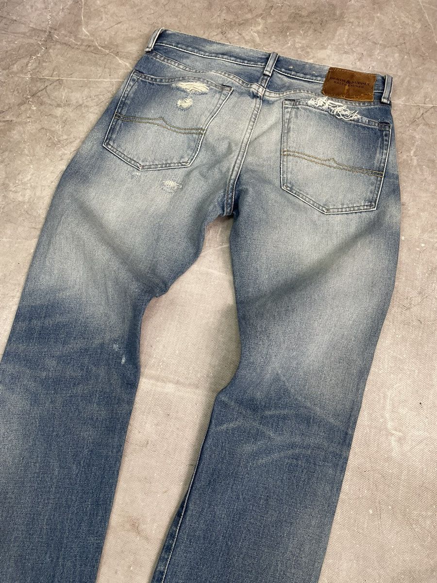 Polo Ralph Lauren Ralph Lauren denim supply distressed jeans pants y2k style Size US 32 / EU 48 - 10 Thumbnail