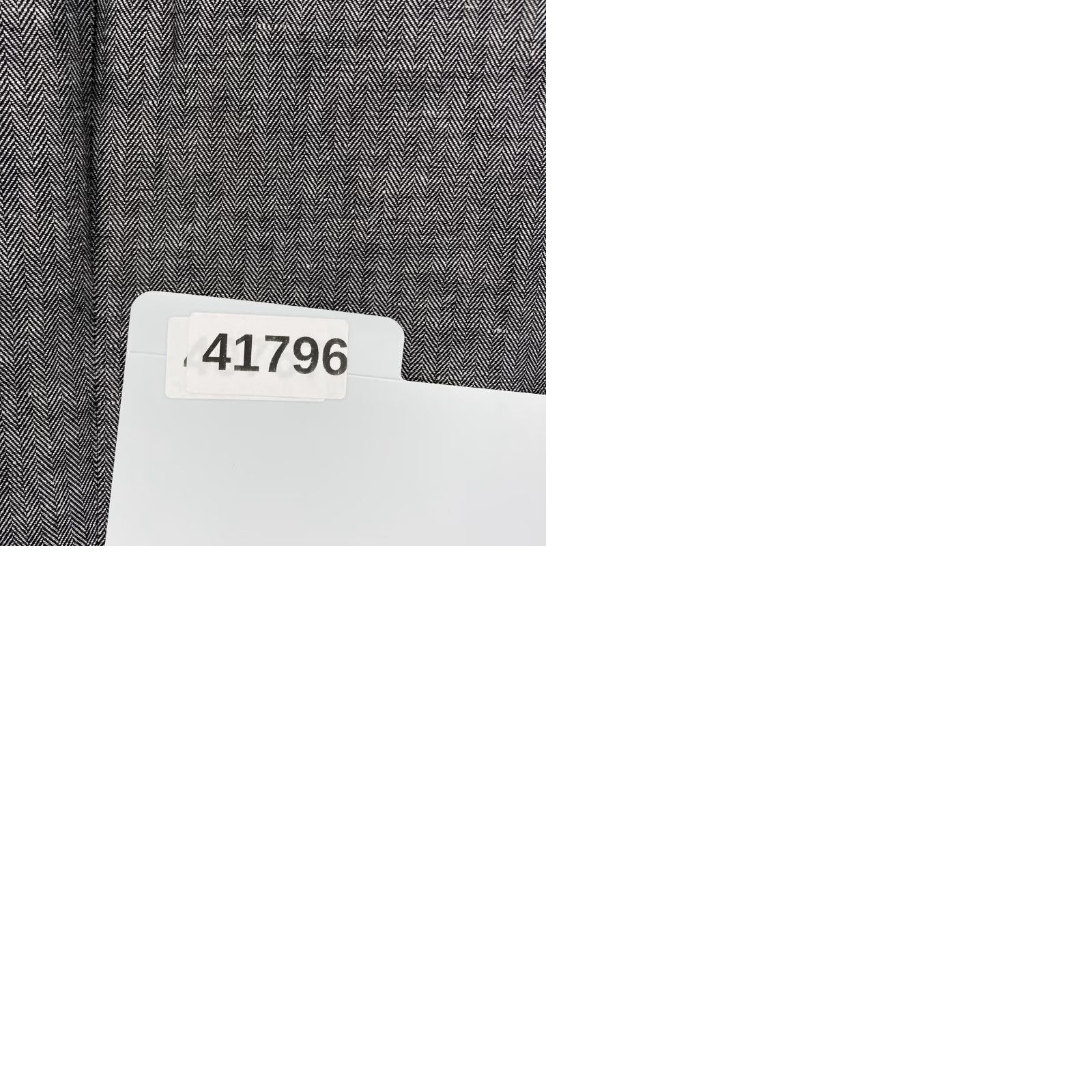 Tommy Hilfiger VINTAGE Tommy Hilfiger Blazer Mens 44L Black White Herringbone Linen 2 Button Lined Size 44R - 10 Thumbnail