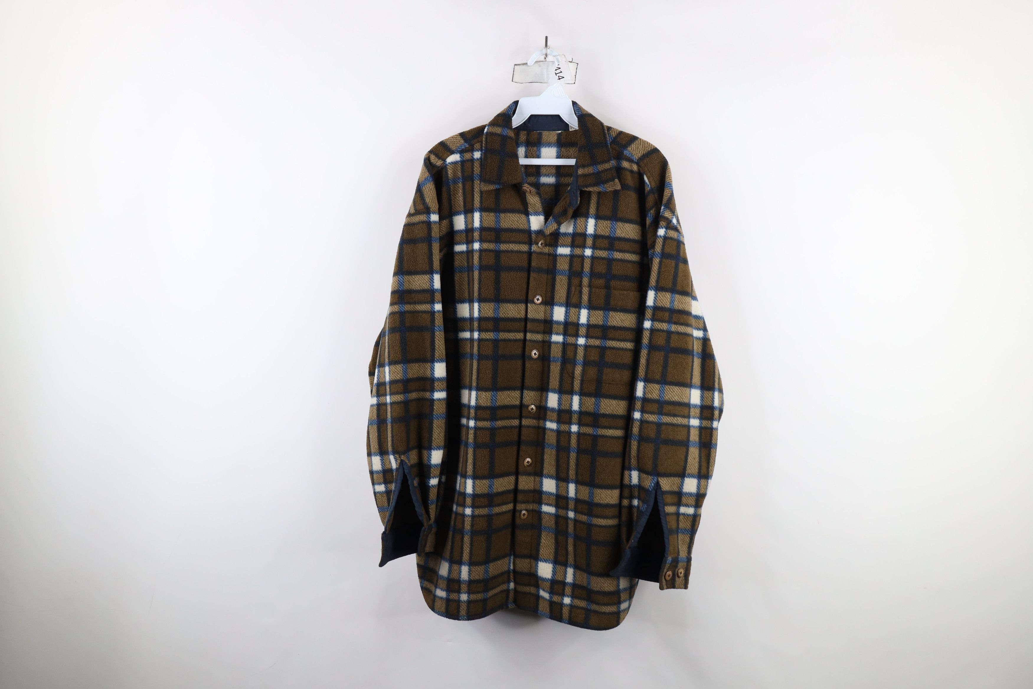 Vintage Vintage 90s Streetwear Collared Button Shirt Jacket Jac Size US M / EU 48-50 / 2 - 1 Thumbnail