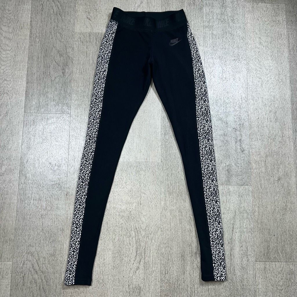 Nike Nike Leg-A-See-Stirrup Leopard Print Colorblock Side Stripe Leggings, Women’s XS Size 25" / US 0 / IT 36 - 4 Thumbnail