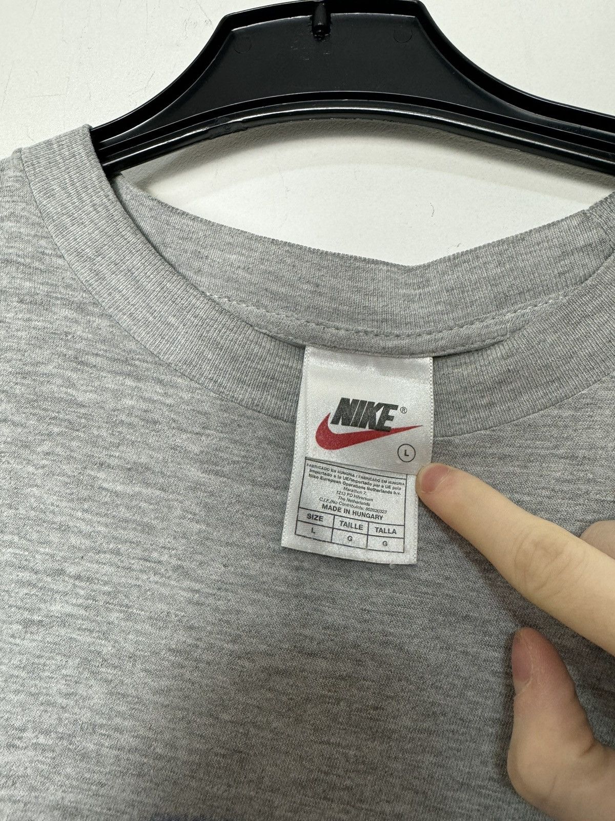 Nike Rare Nike vintage swoosh logo tee “just do it” 90s Size US L / EU 52-54 / 3 - 7 Thumbnail