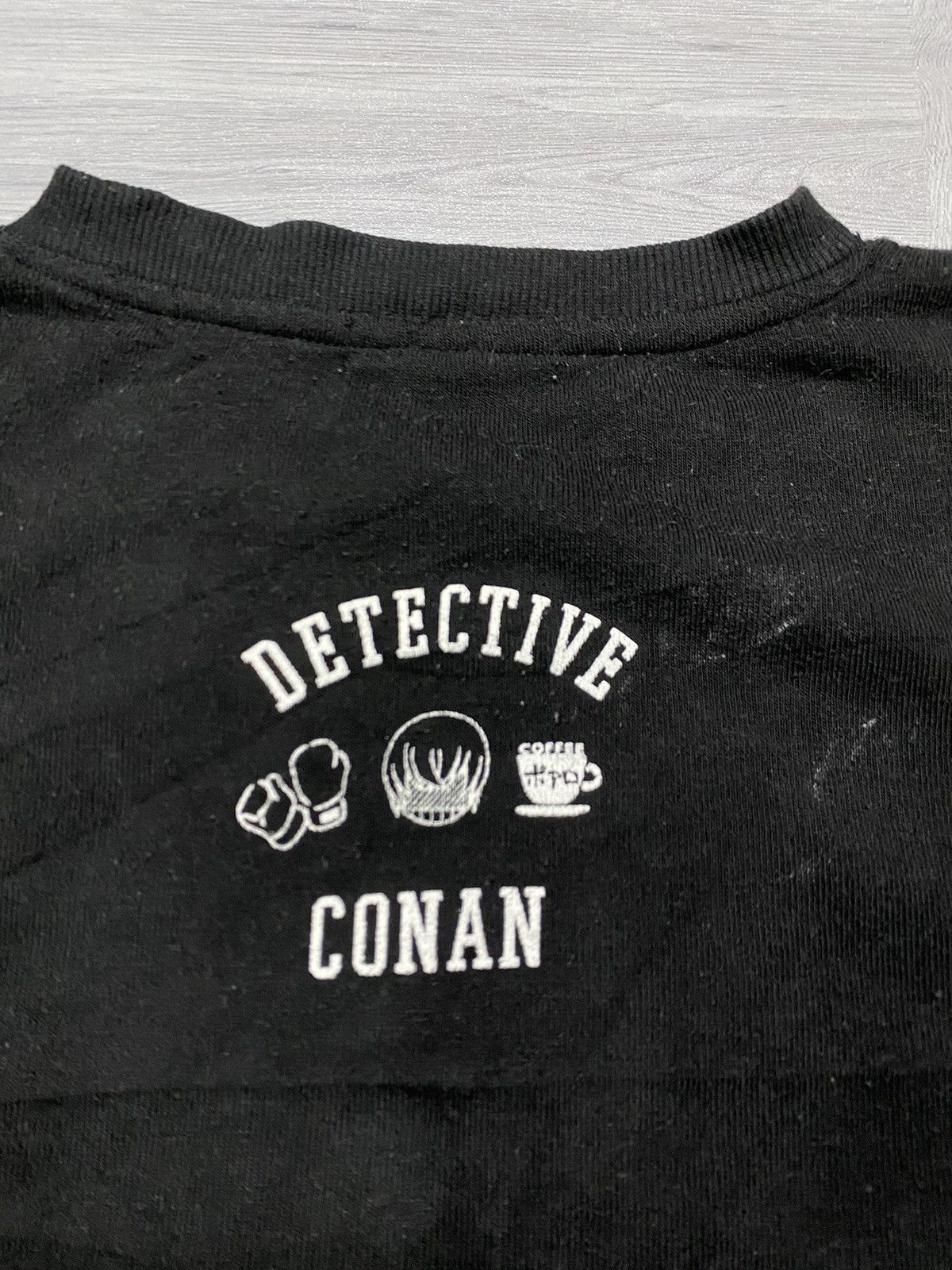 Anime Vintage 90s Detecvite Conan Black Sweatshirt Size US L / EU 52-54 / 3 - 17 Thumbnail