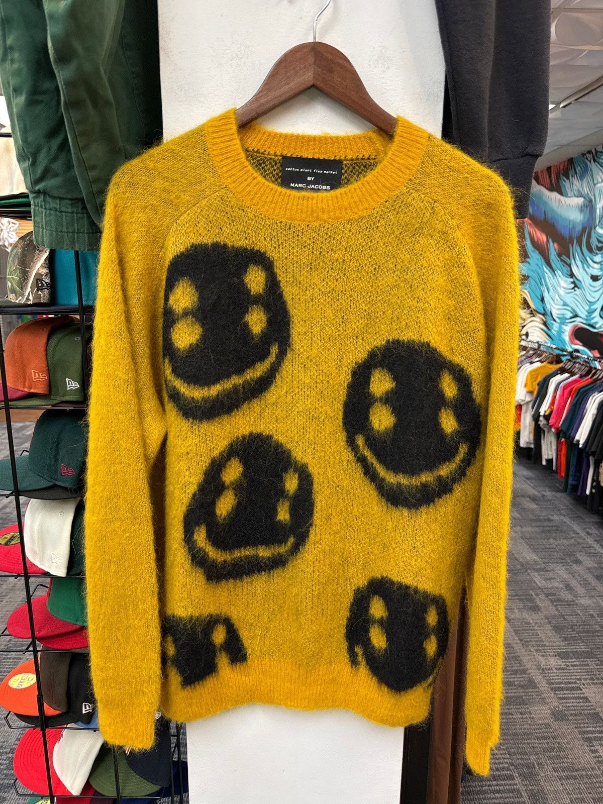 Cactus Plant Flea Market CPFM x Marc Jacobs Smiley Sweater Size US L / EU 52-54 / 3 - 1 Thumbnail