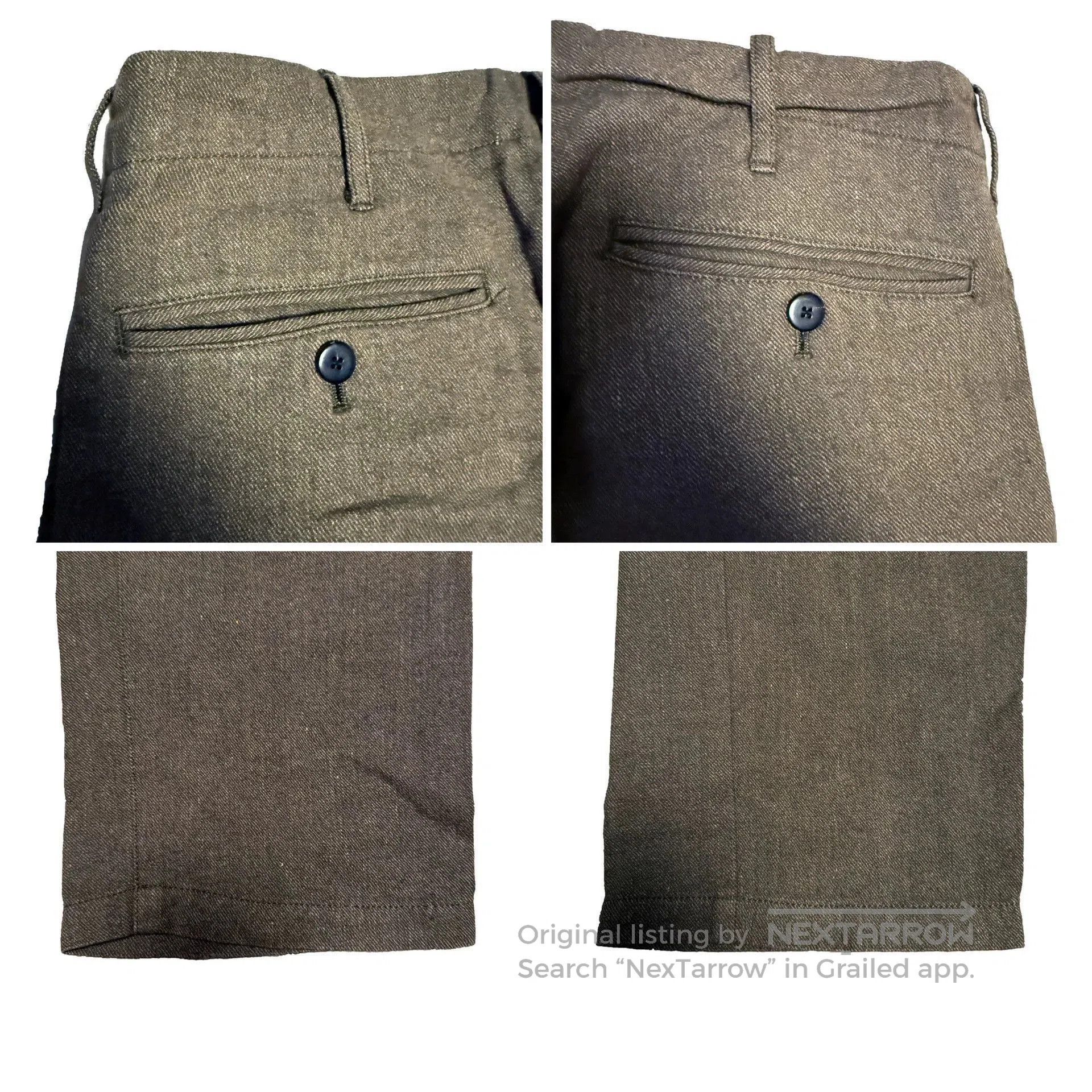 Visvim Green Casual Pants Size 32. Size US 32 / EU 48 - 4 Thumbnail