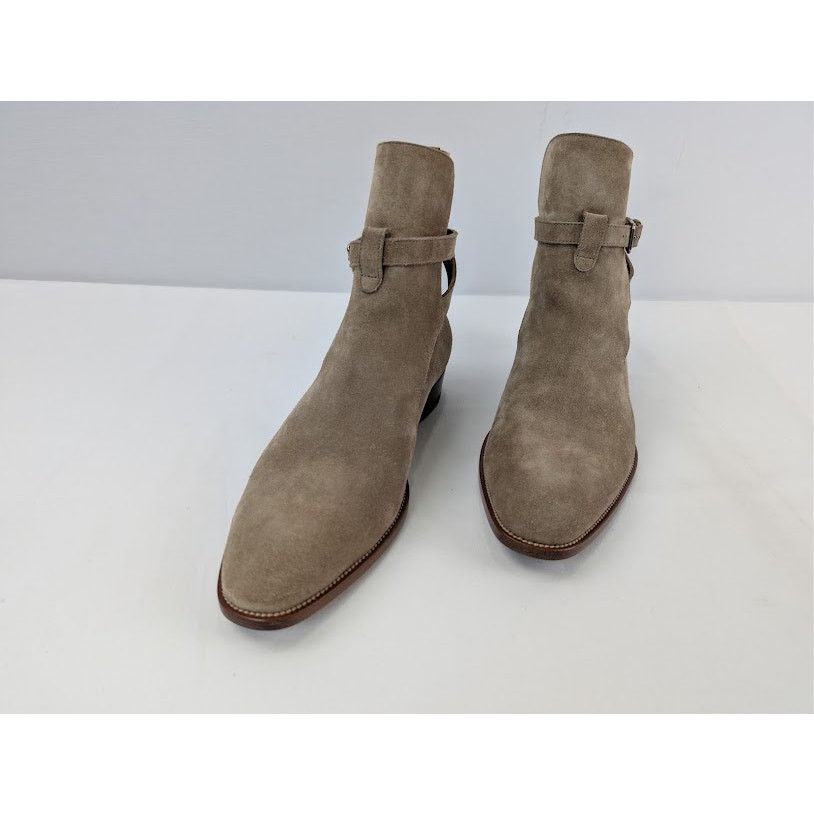 Saint Laurent Paris o1rshd1 Q:2 / Wyatt 30 Jodhpur Boots in New Sigaro Size US 8 / EU 41 - 10 Thumbnail