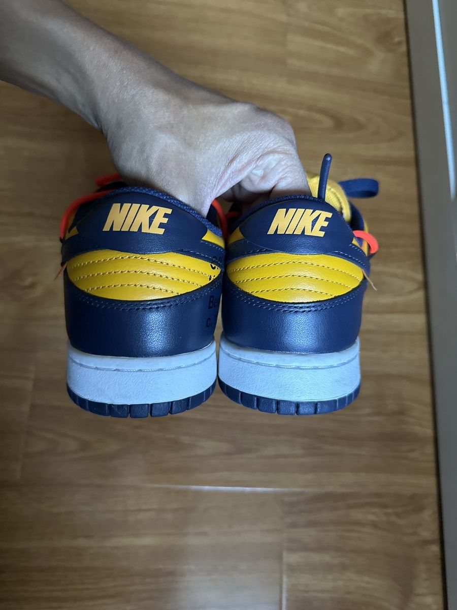 Nike × Off-White Off-White x Dunk Low ‘University Gold’ Size US 10 / EU 43 - 5 Thumbnail