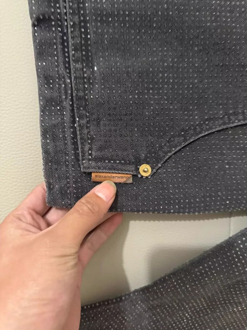 Alexander Wang Alexander Wang Crystal Studded Denim Jacket- Size M / US 6-8 / IT 42-44 - 5 Thumbnail