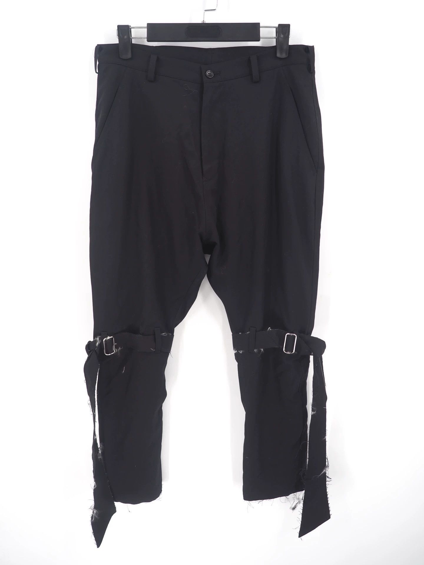 Sulvam SS23 SULVAM Black Bandage Wool Trousers Size US 29 - 1 Thumbnail