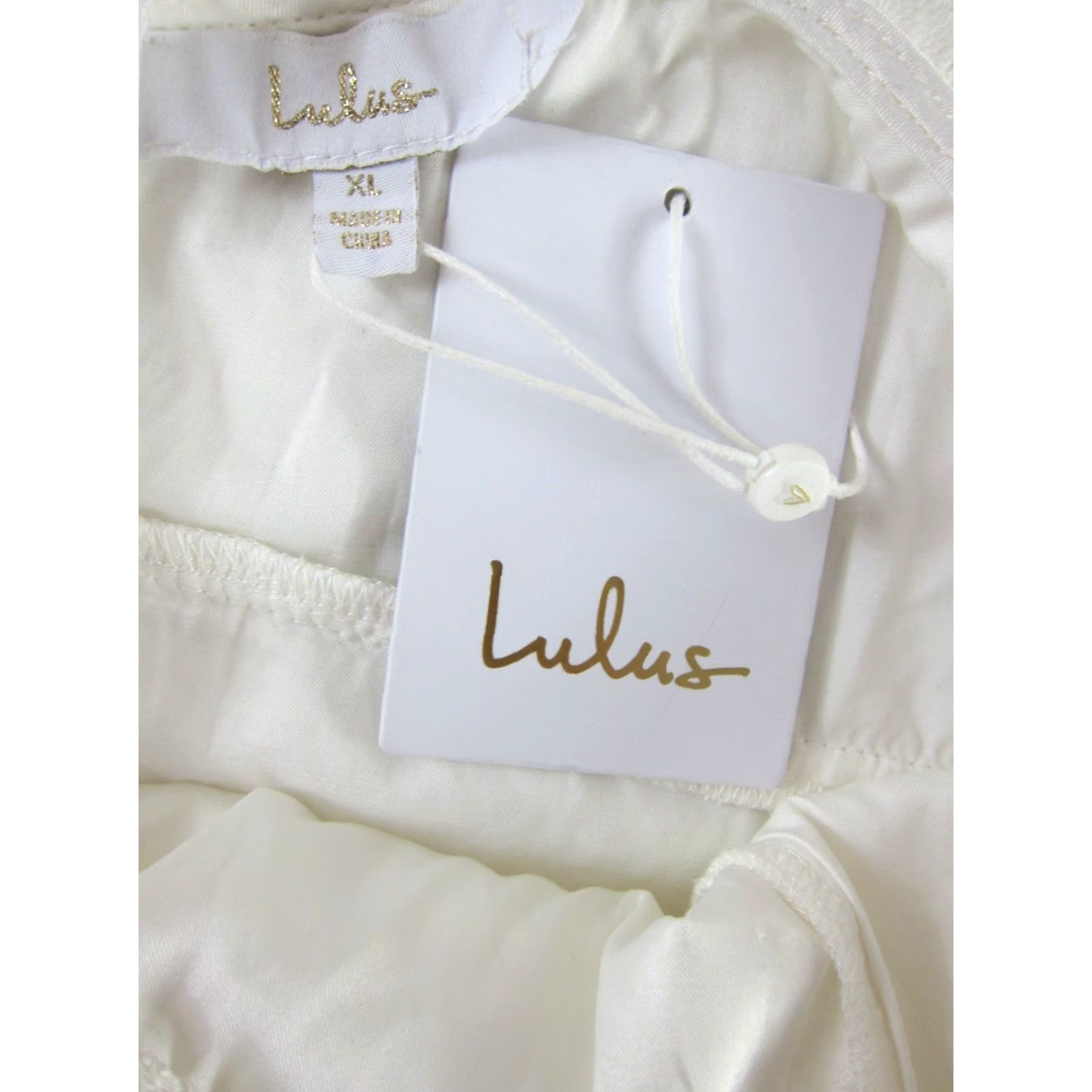 Lulus Lulus Dress NWT Ivory Lace Sleeveless Long Halter Mock Neck Wedding XL Size XL / US 12-14 / IT 48-50 - 4 Thumbnail