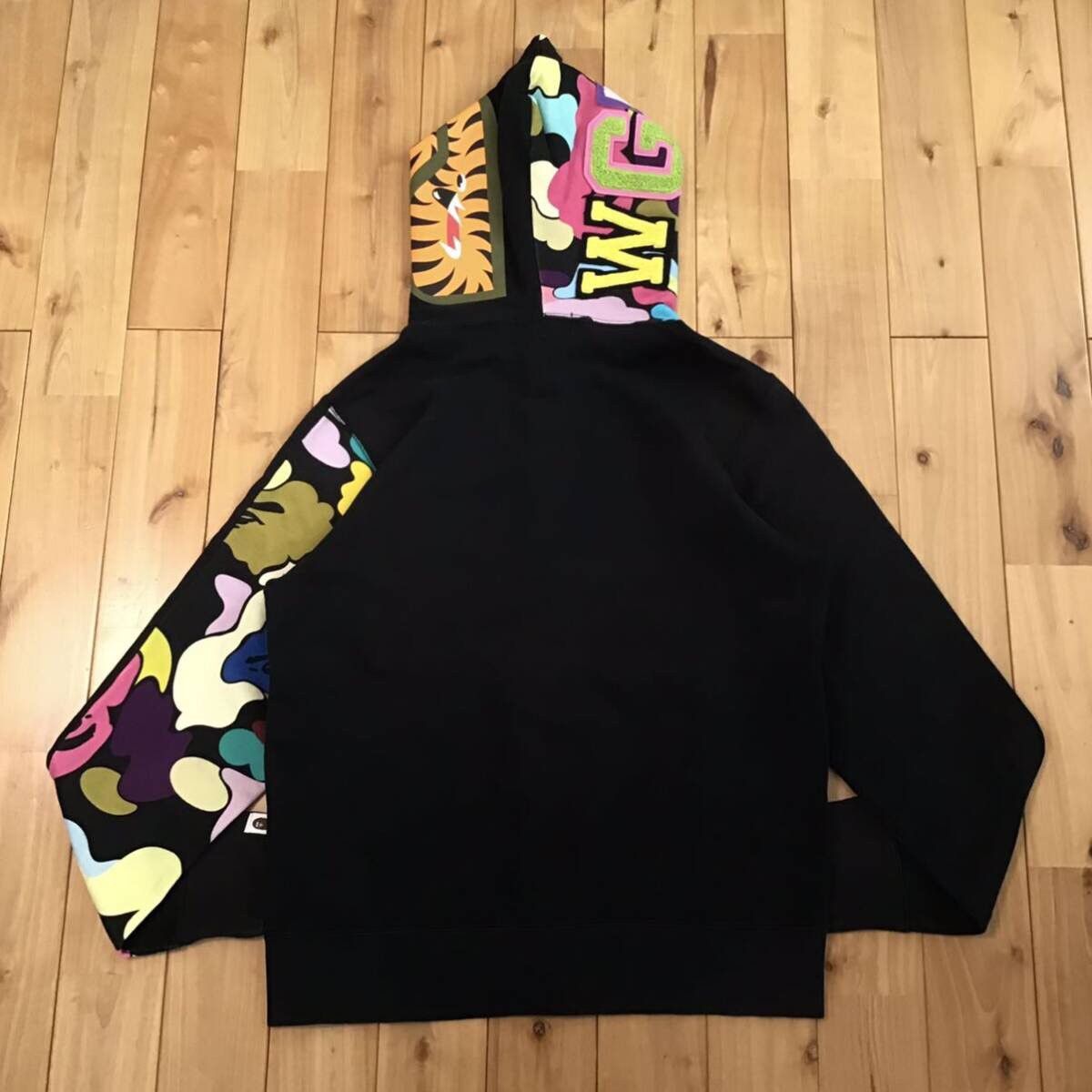 Bape BAPE Giant Multi Camo Shark full zip hoodie a bathing ape Size US M / EU 48-50 / 2 - 2 Thumbnail