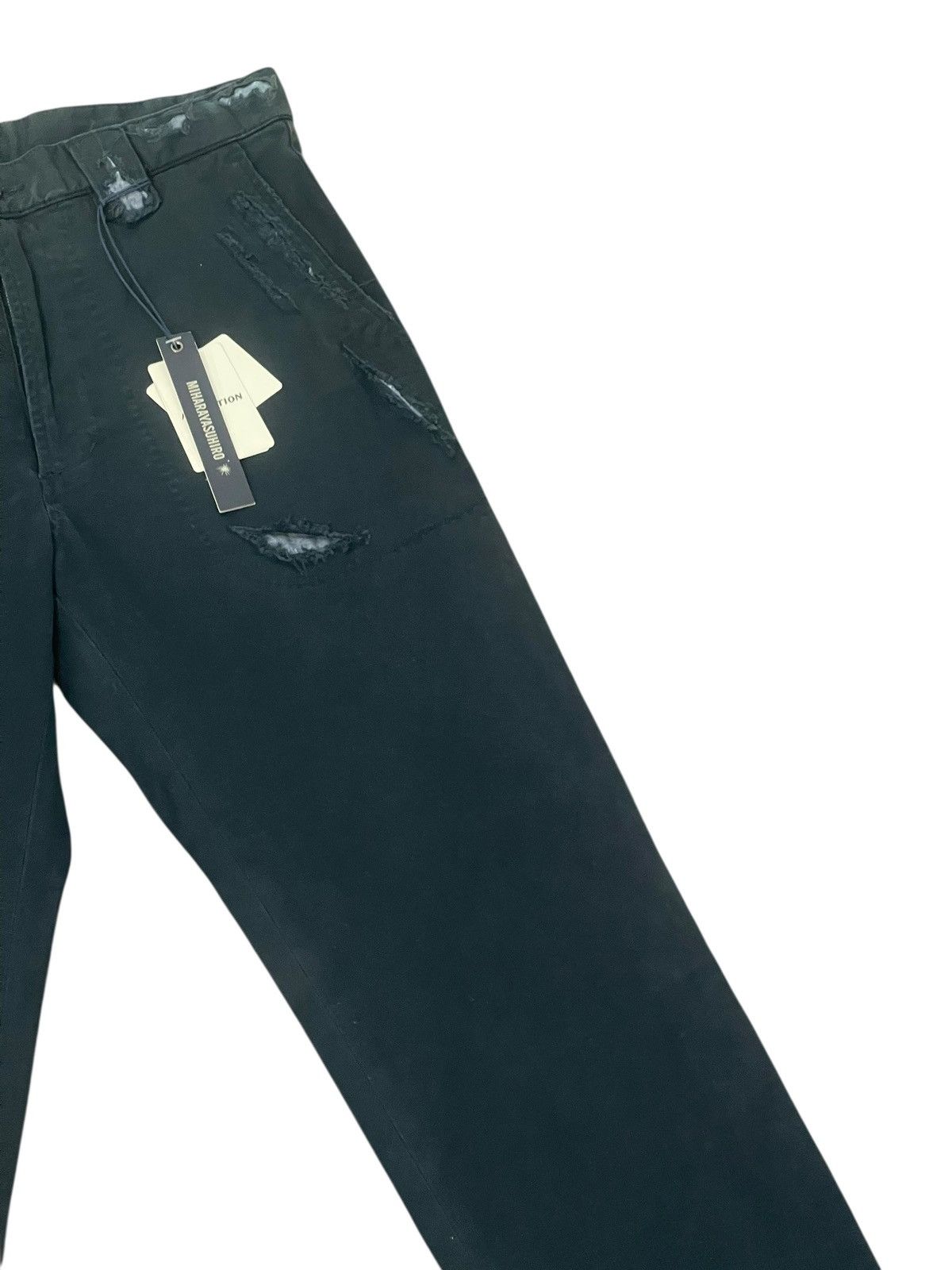 Maison MIHARA YASUHIRO New Fatique Pant Miharayasuhiro Distressed Stretch 1🟦2 j Size US 31 - 6 Thumbnail