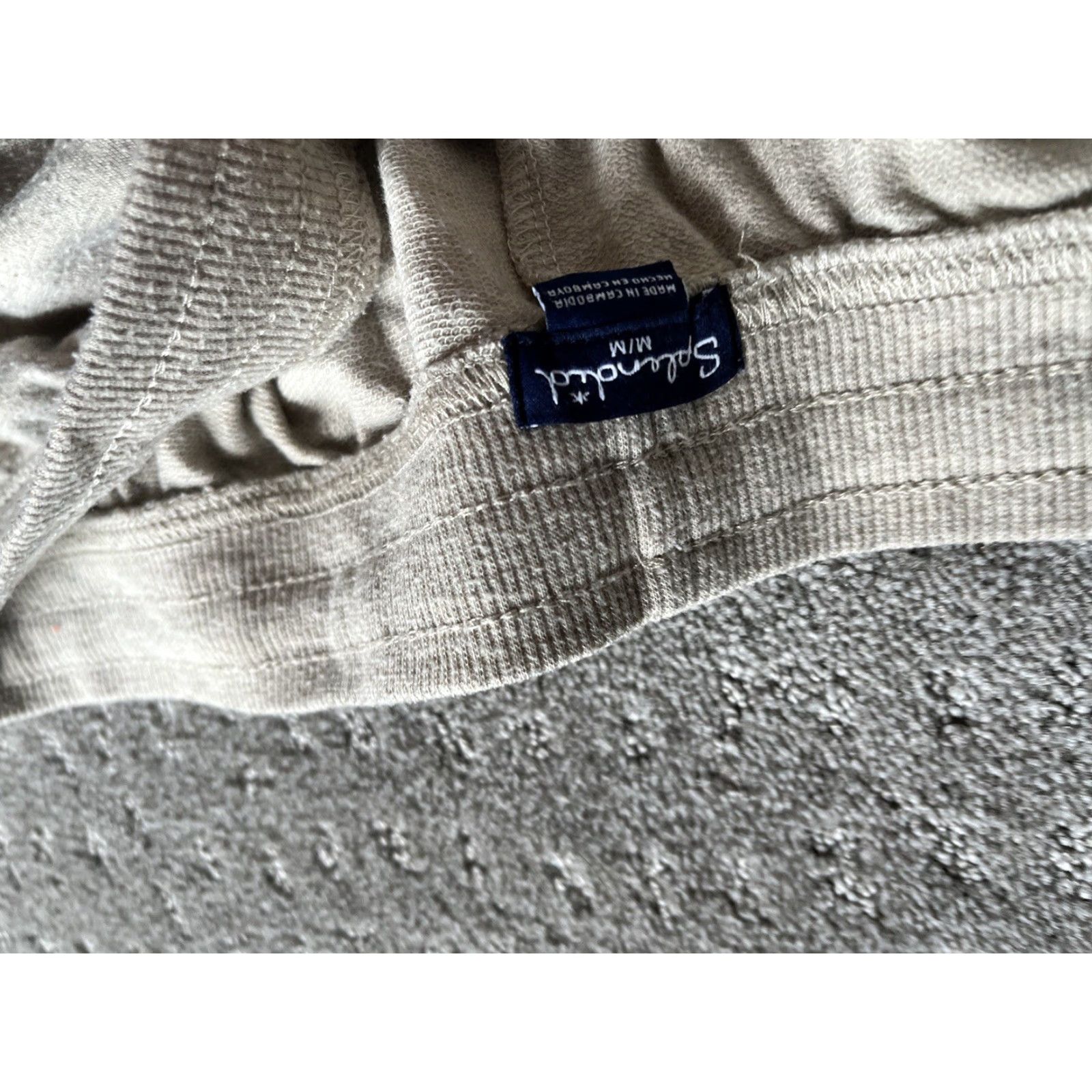 Splendid Splendid Women's Jogger Pants Beige Cheetah Striped Sides Medium Size 32" / US 10 / IT 46 - 5 Thumbnail
