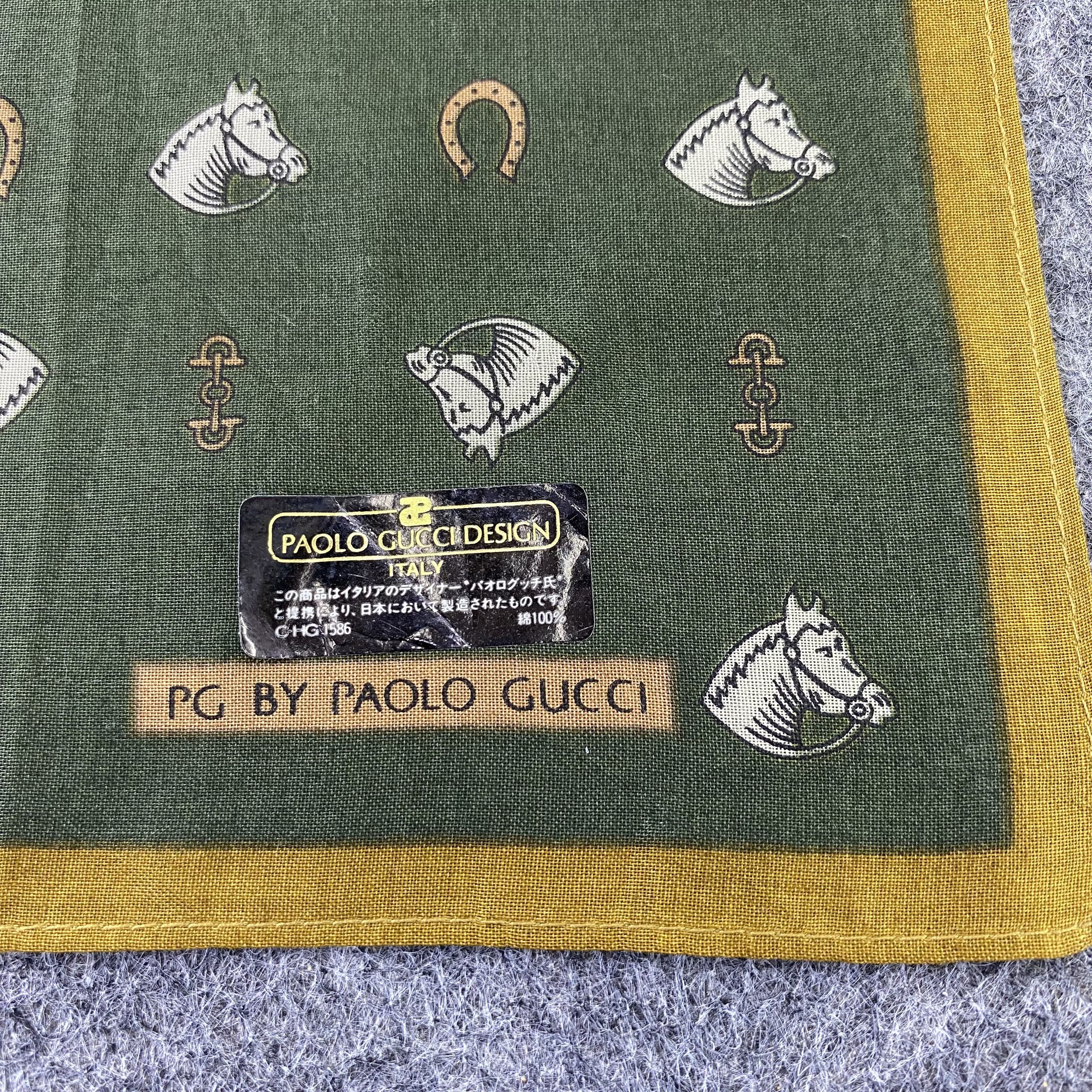 Paolo Gucci Paolo Gucci Handkerchief / Bandana / Neckerchief-B926 Size ONE SIZE - 5 Thumbnail