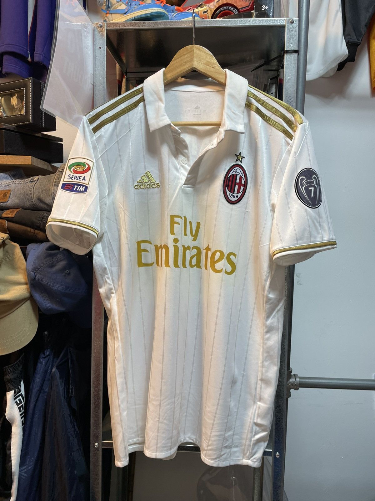 Adidas 2016-2017 AC Milan Away Kit KAKA 22 Size US S / EU 44-46 / 1 - 2 Thumbnail