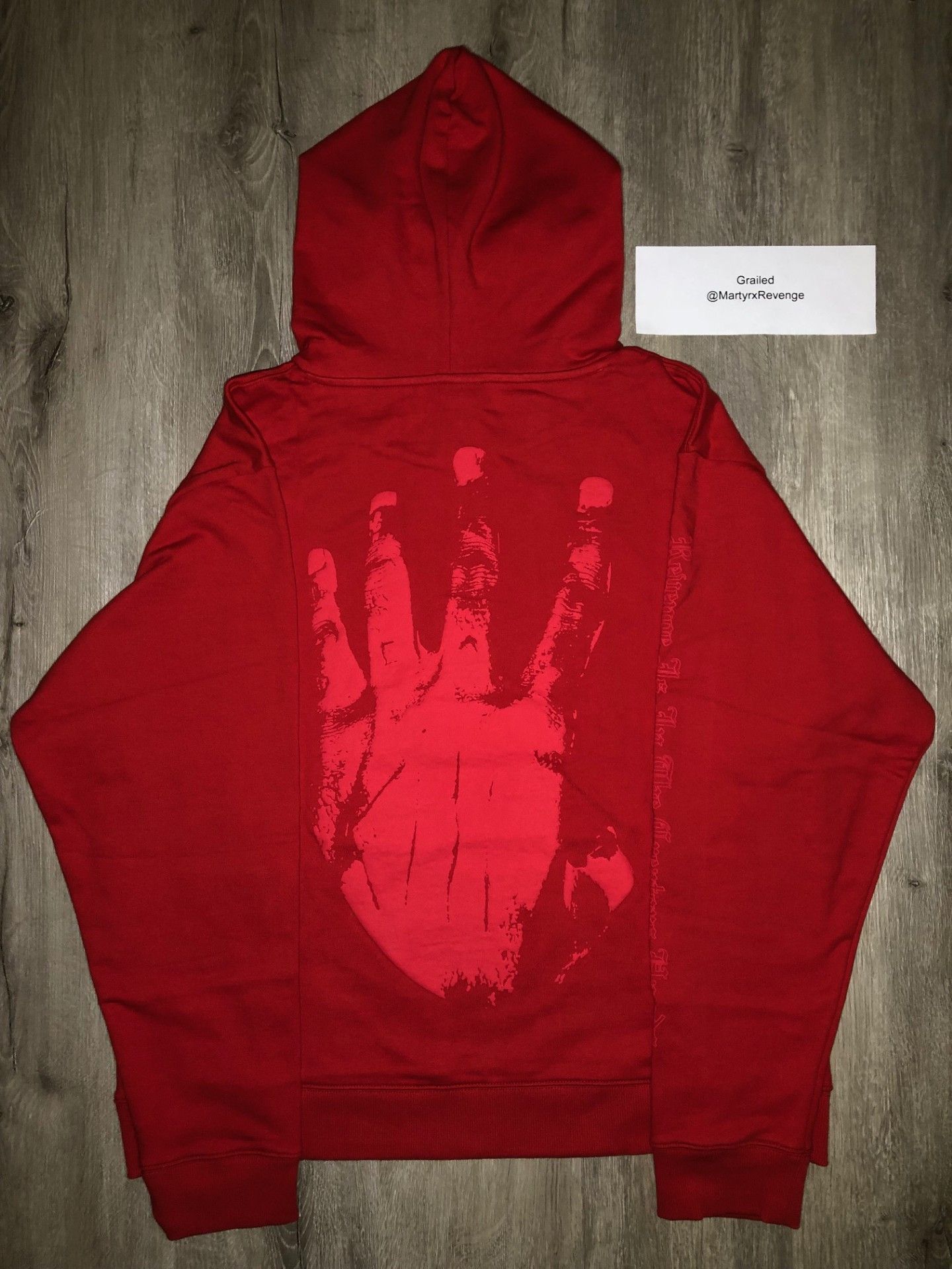 Revenge Revenge Red Kill Hoodie Size US XL / EU 56 / 4 - 2 Thumbnail