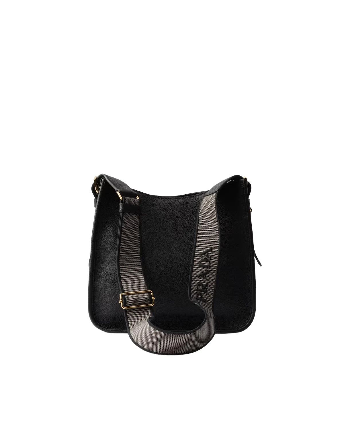 Prada PRADA Med $3300 Black Leather Shoulder Bag New Auth Size ONE SIZE - 3 Thumbnail