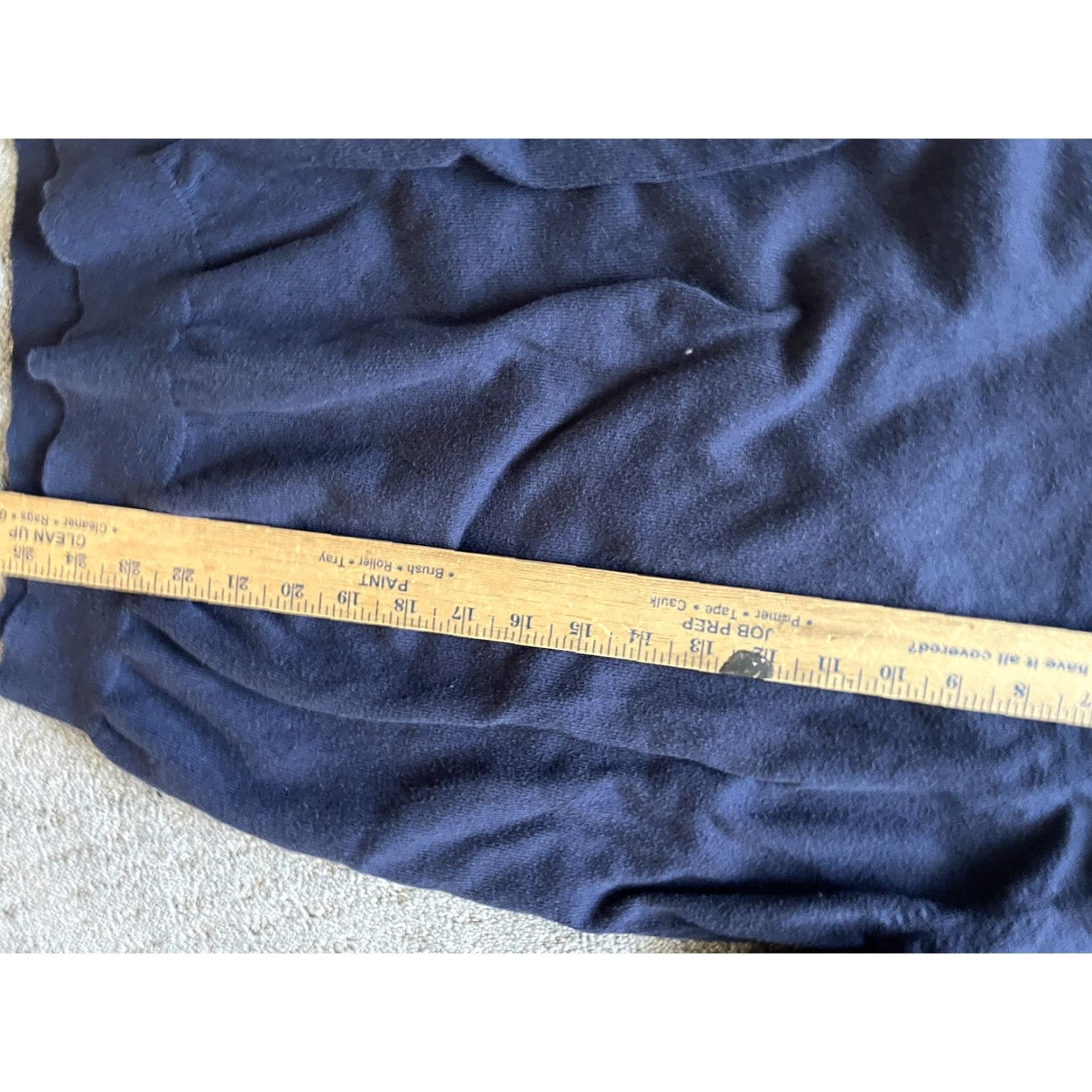 J.Crew VINTAGE J. CREW Sweater Women Large Navy Blue Cotton V-Neck Pullover Solid Size L / US 10 / IT 46 - 5 Thumbnail