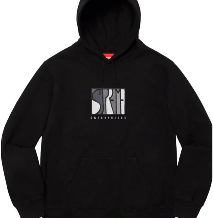 Supreme Supreme Enterprises Hooded Sweatshirt Black Medium | Grailed